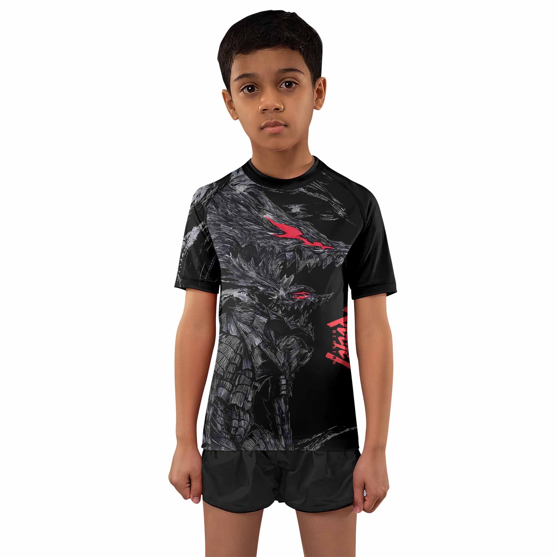 Berserk Beast of Darkness Kids Rash Guard