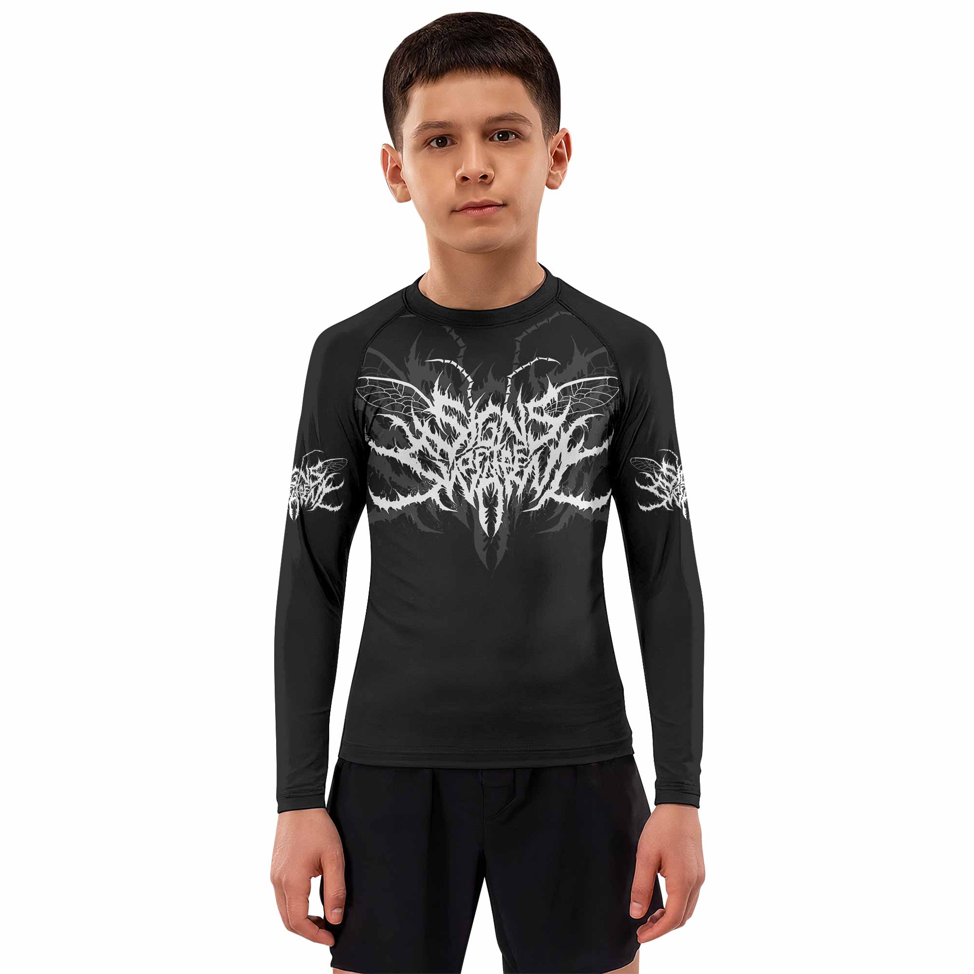 Angelmaker Demon Kids Rash Guard