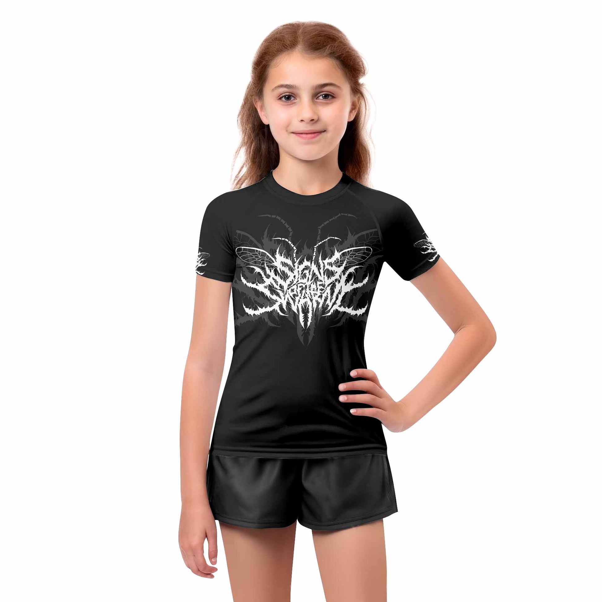 Angelmaker Demon Kids Rash Guard