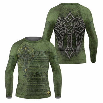 Gothic Cross Kids Rash Guard