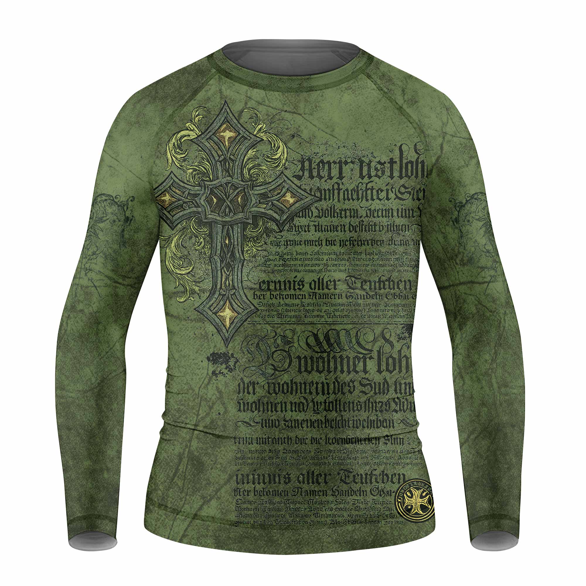 Gothic Cross Kids Rash Guard