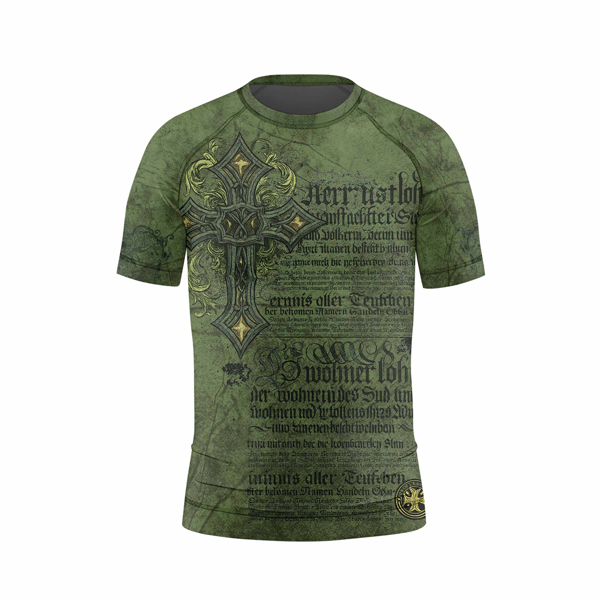 Gothic Cross Kids Rash Guard