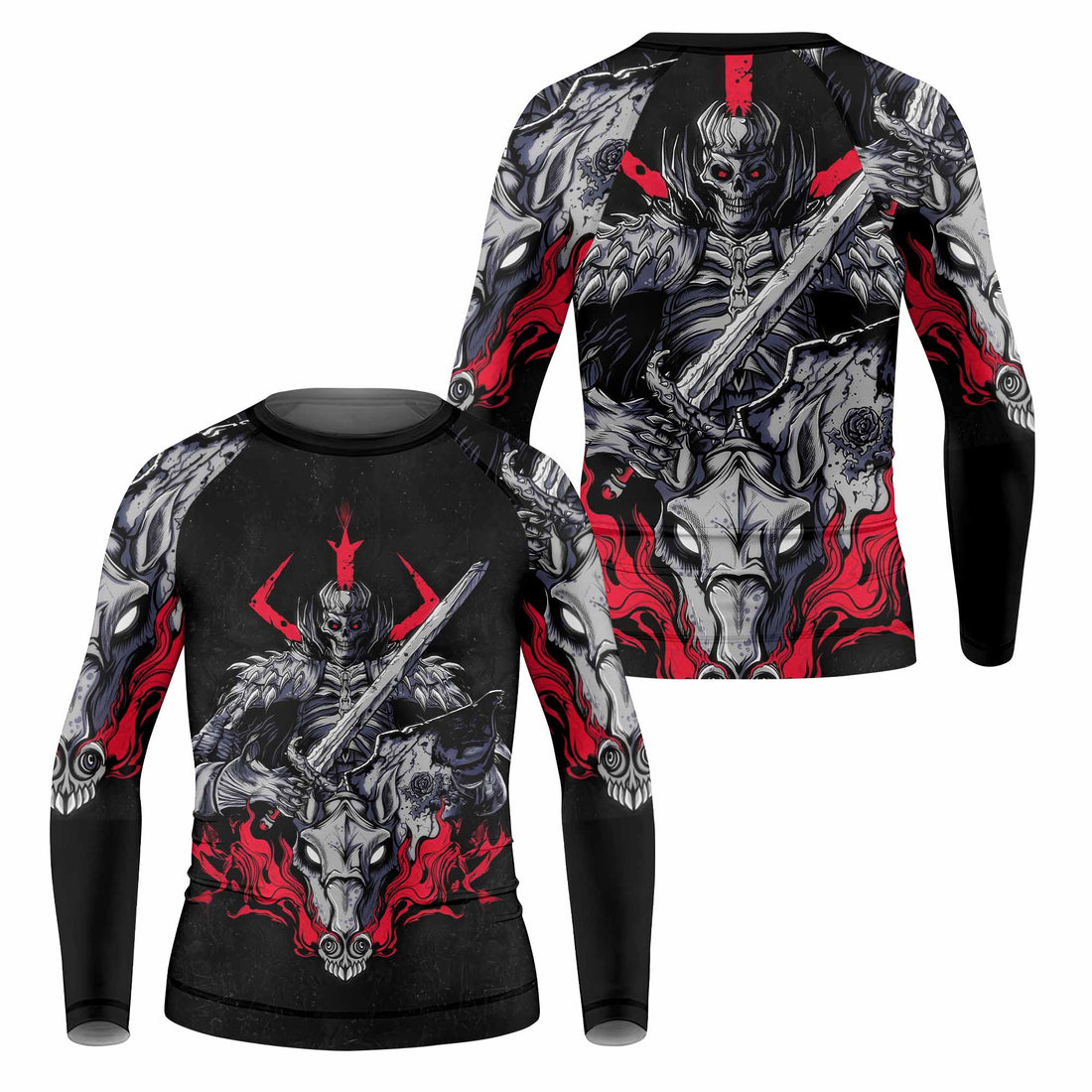 Skull Knight Berserk Kids Rash Guard