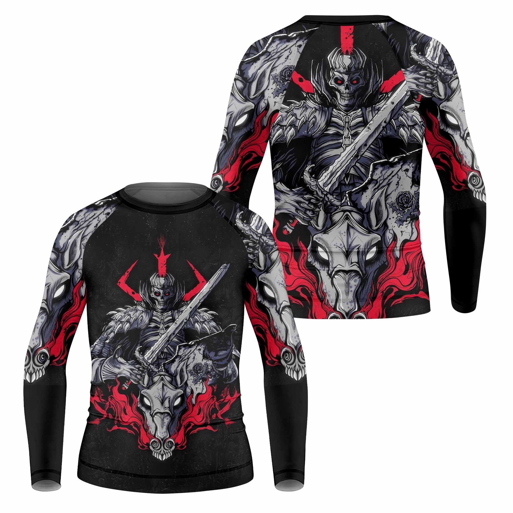 Skull Knight Berserk Kids Rash Guard
