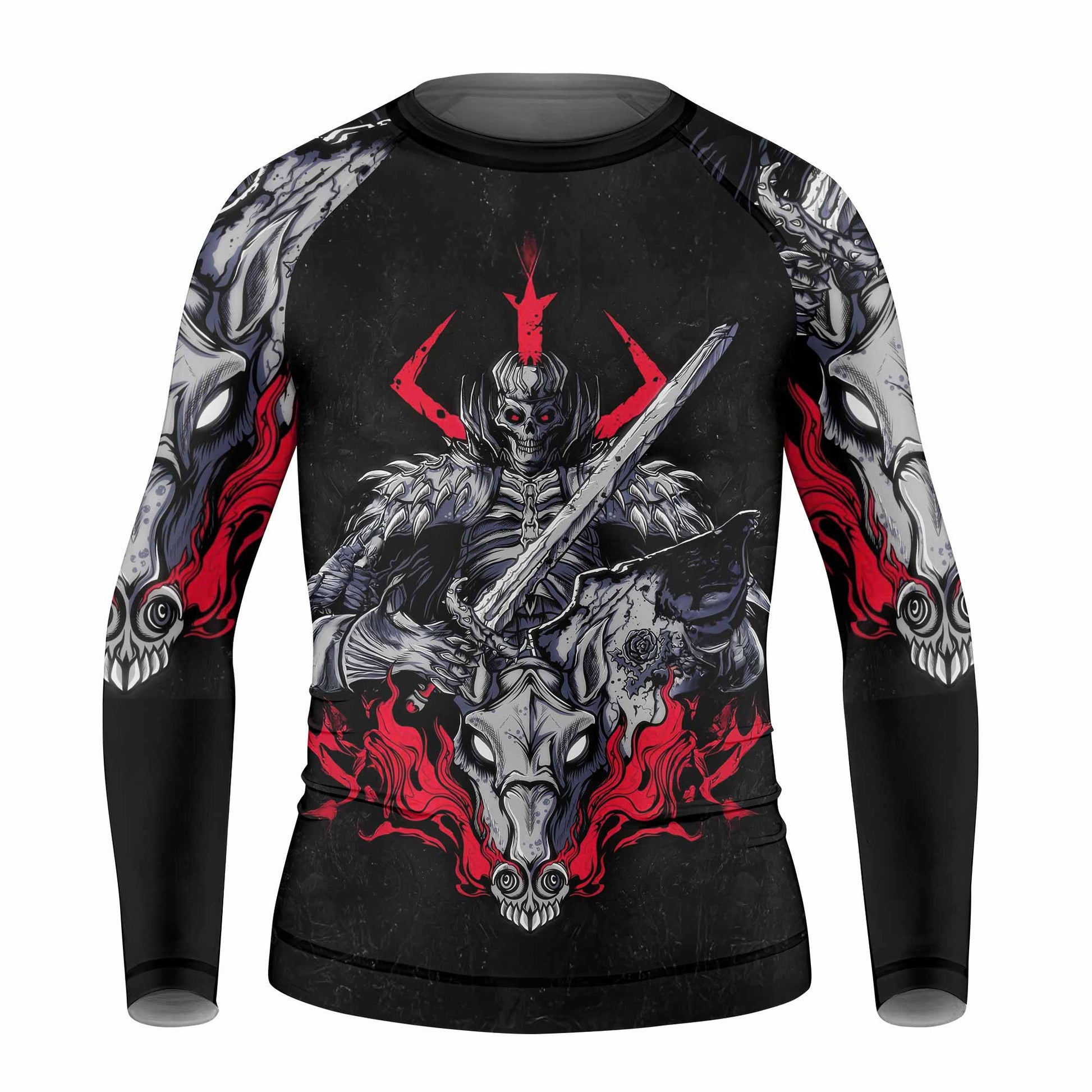 Skull Knight Berserk Kids Rash Guard