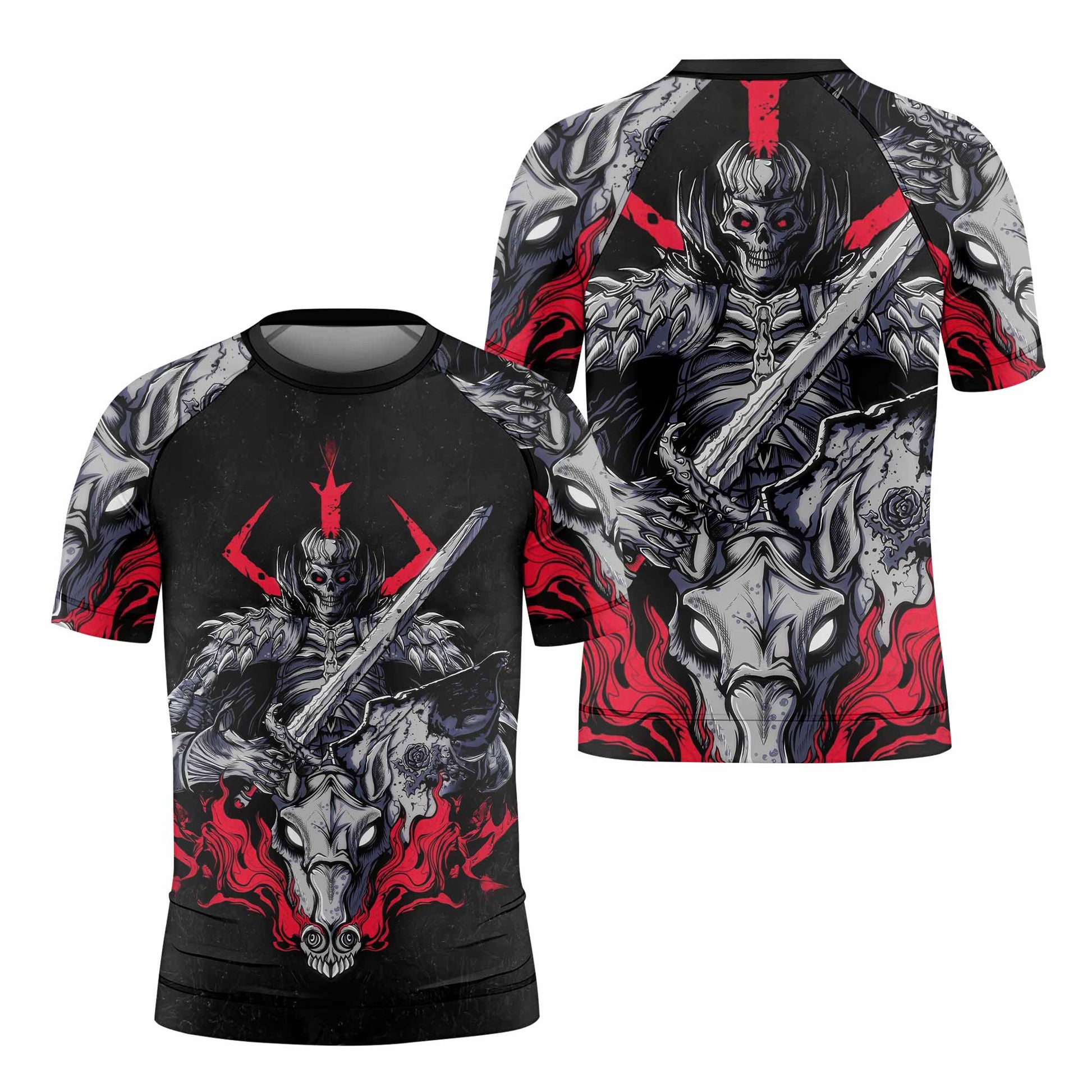 Skull Knight Berserk Kids Rash Guard