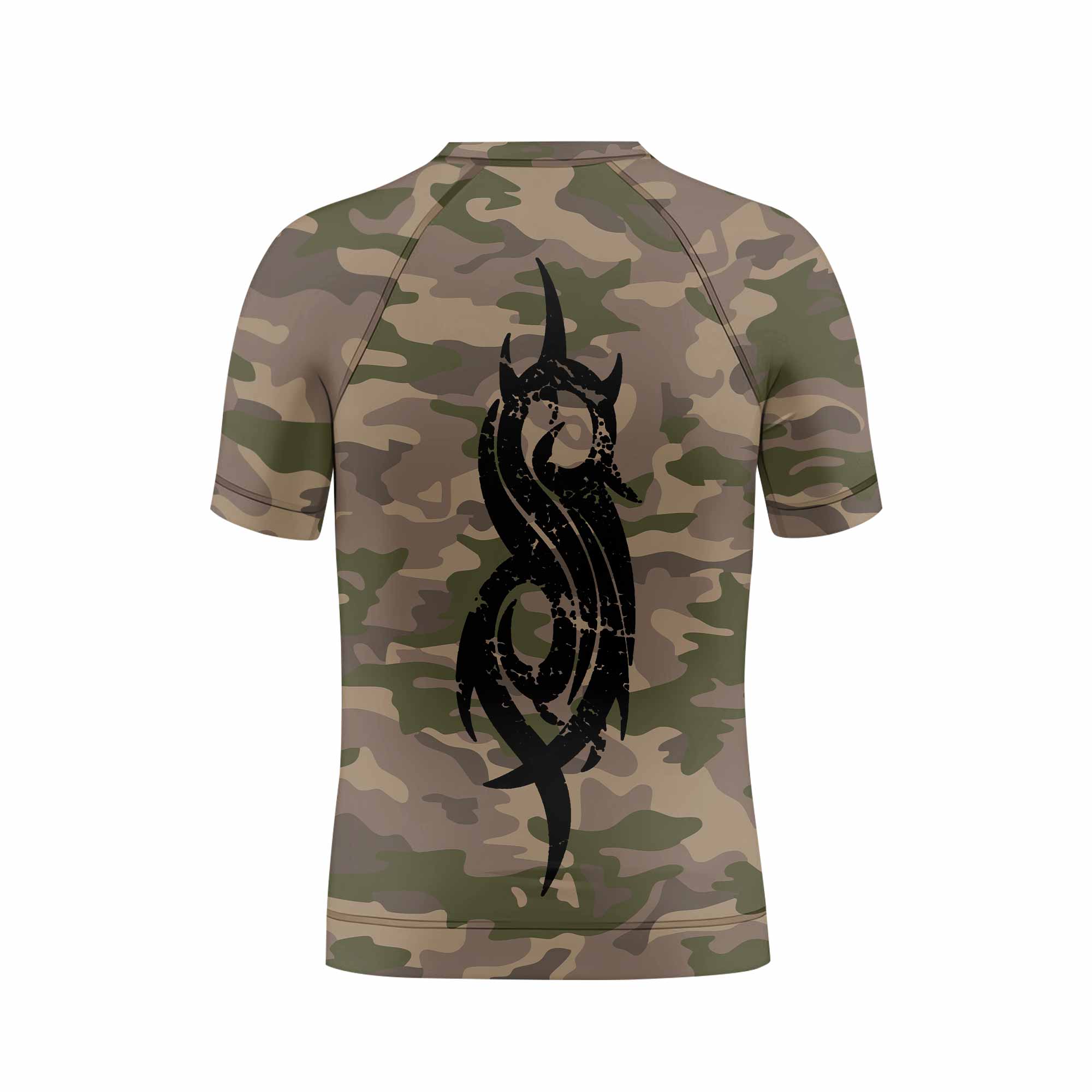 Slipknot Mask Camo Kids Rash Guard