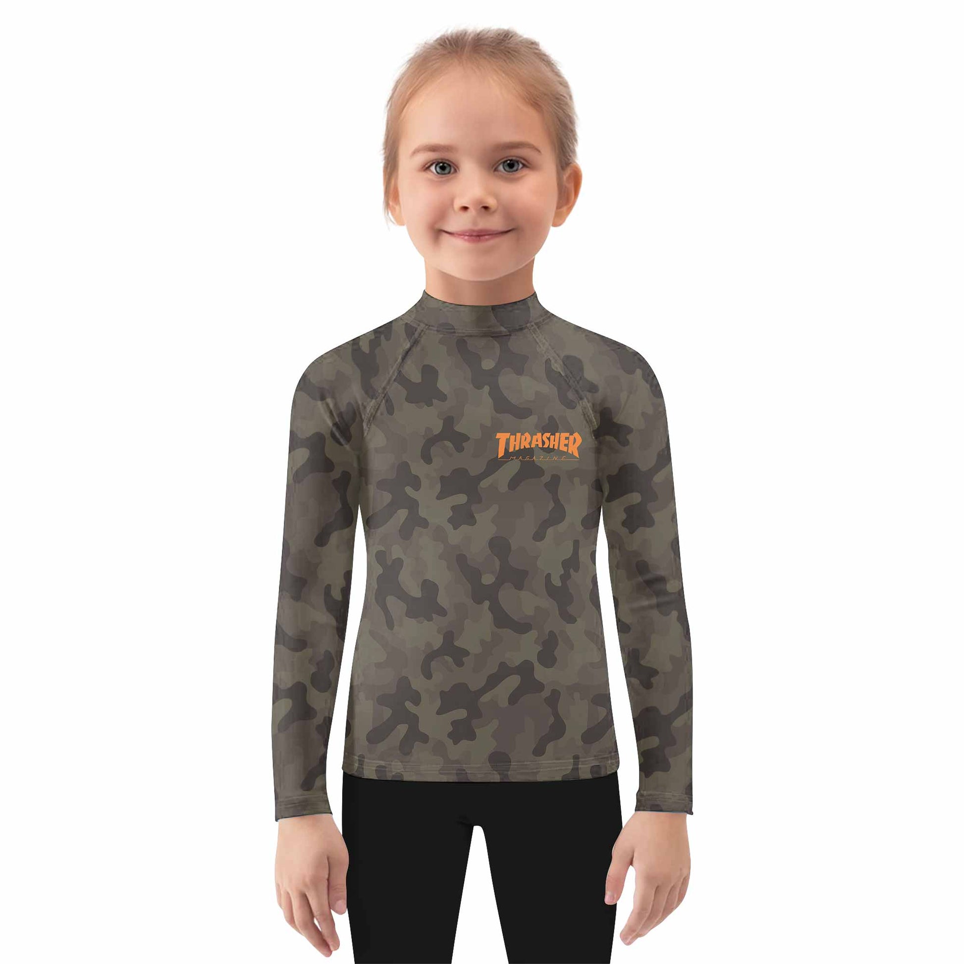 Thrasher Camo Kids Rash Guard