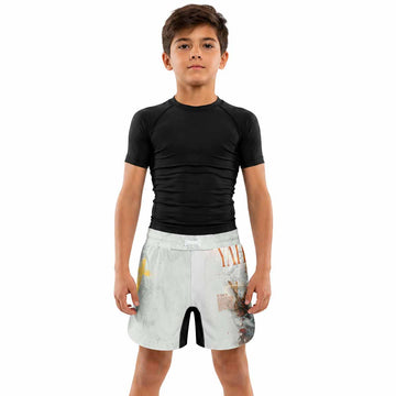 Yahweh I Am That I Am Kids Grappling Shorts - lifestyle