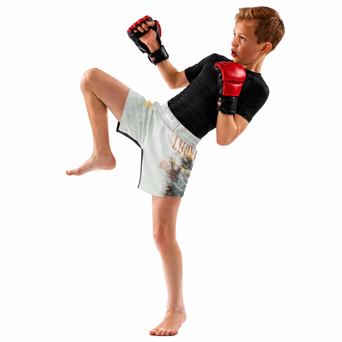 Yahweh I Am That I Am Kids Grappling Shorts - lifestyle