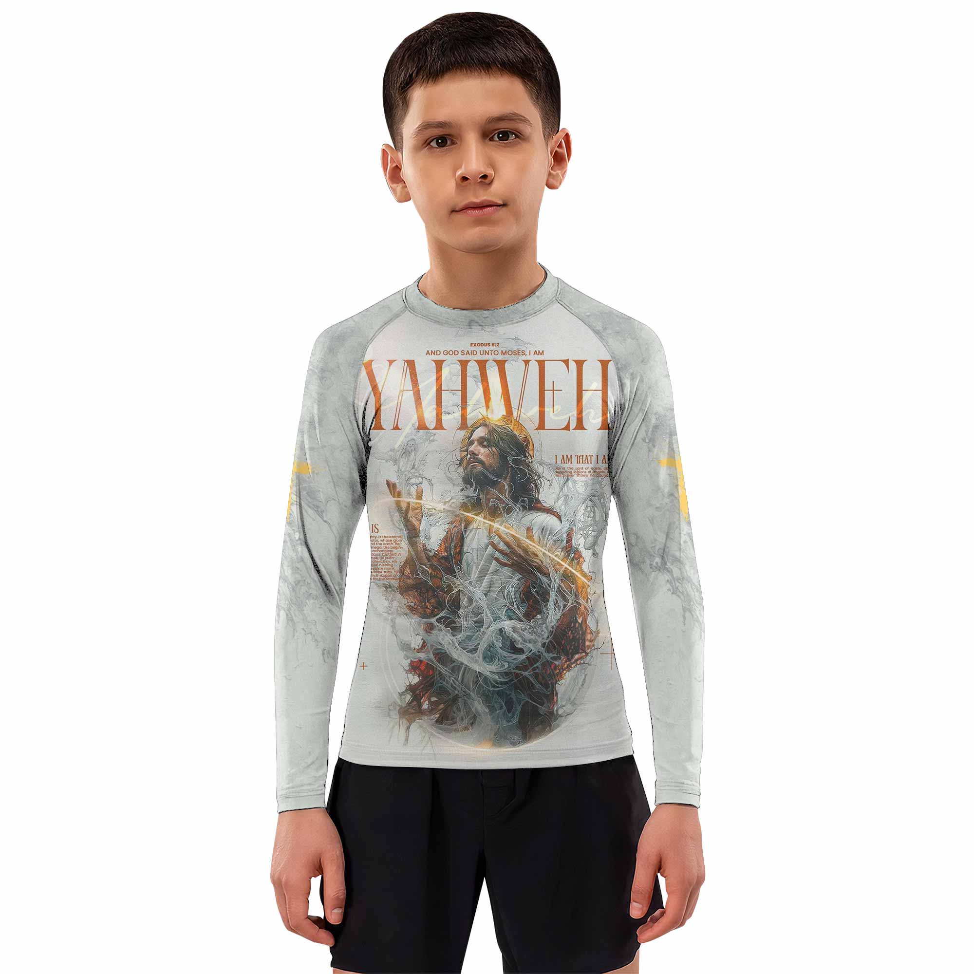 Yahweh I Am That I Am Kids Rash Guard