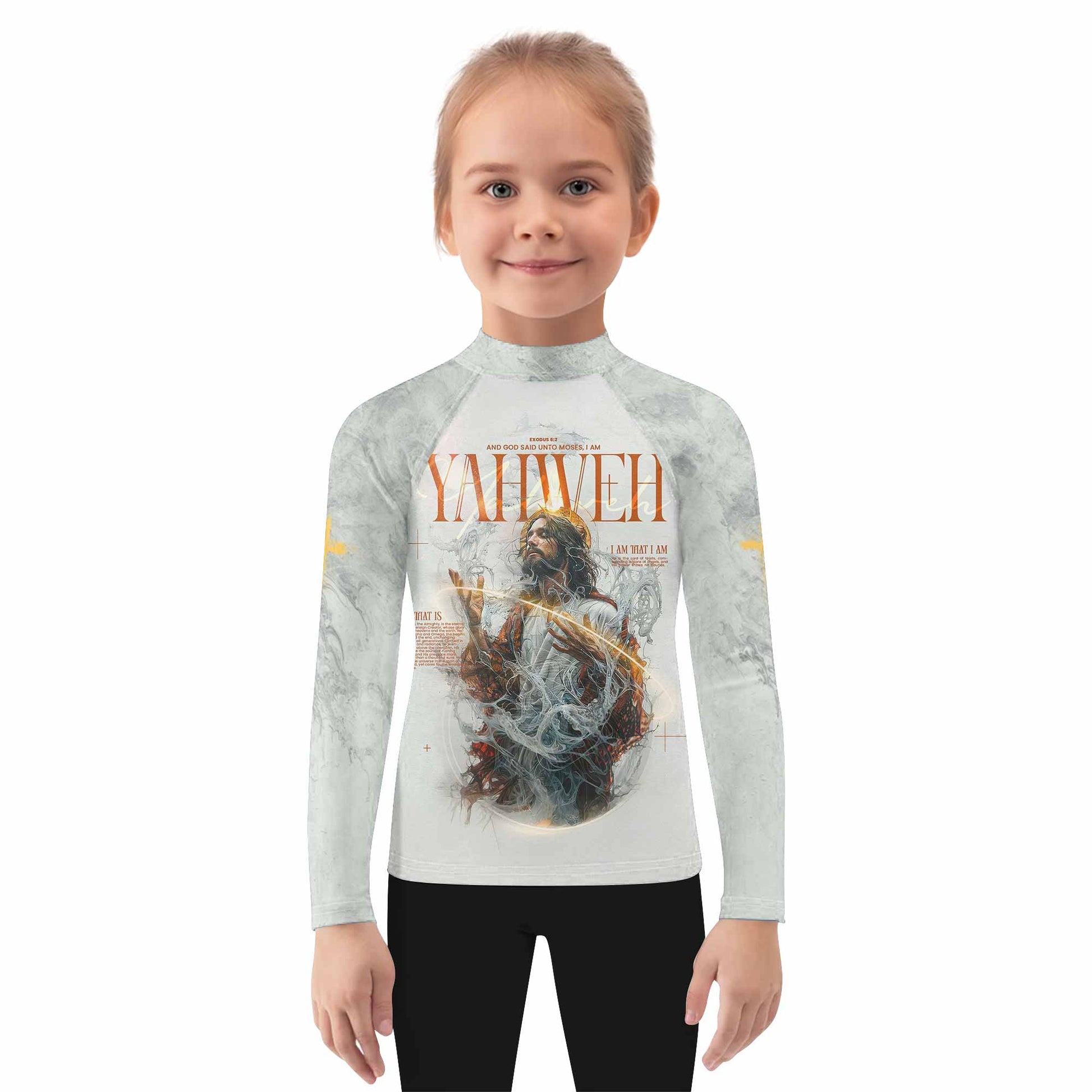 Yahweh I Am That I Am Kids Rash Guard