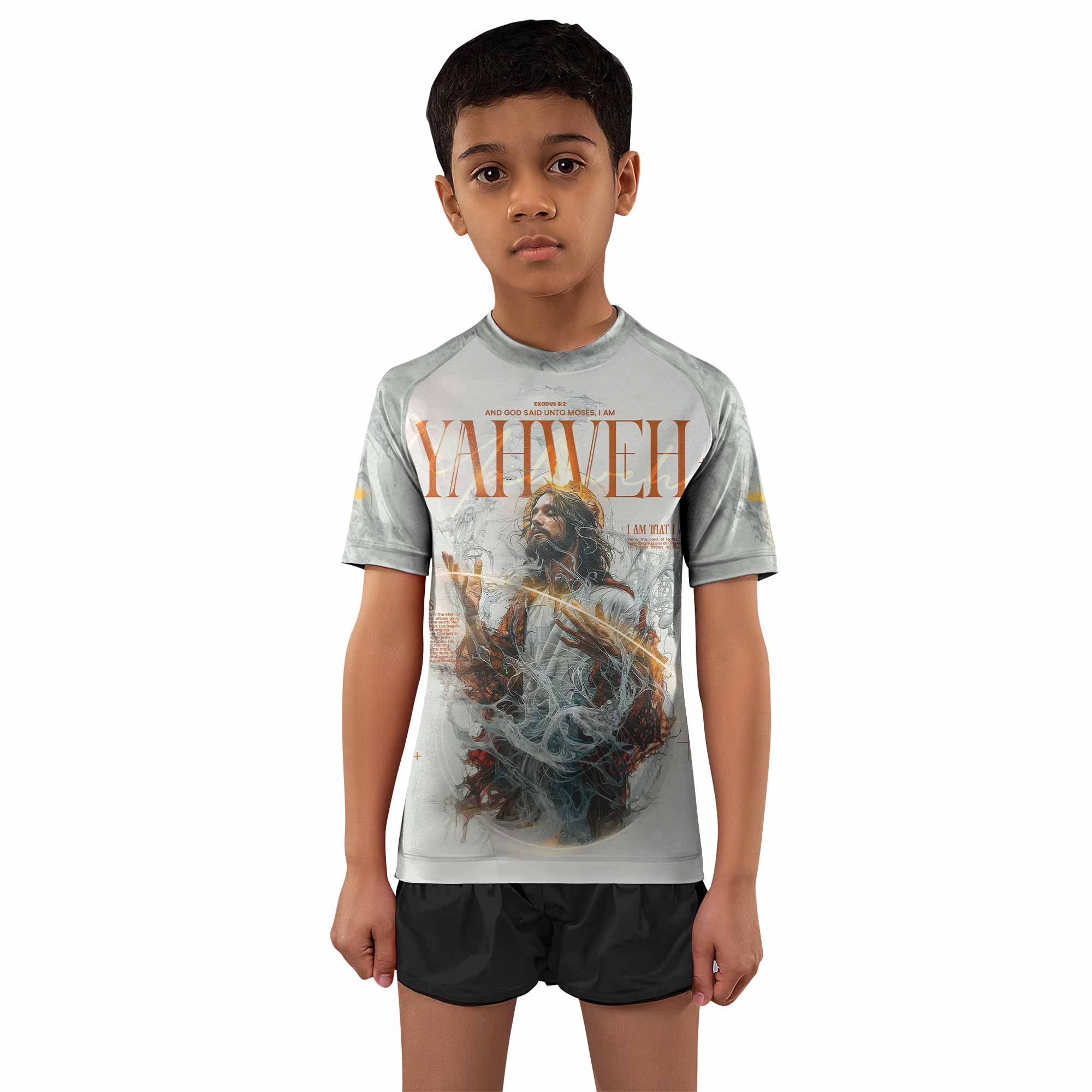 Yahweh I Am That I Am Kids Rash Guard