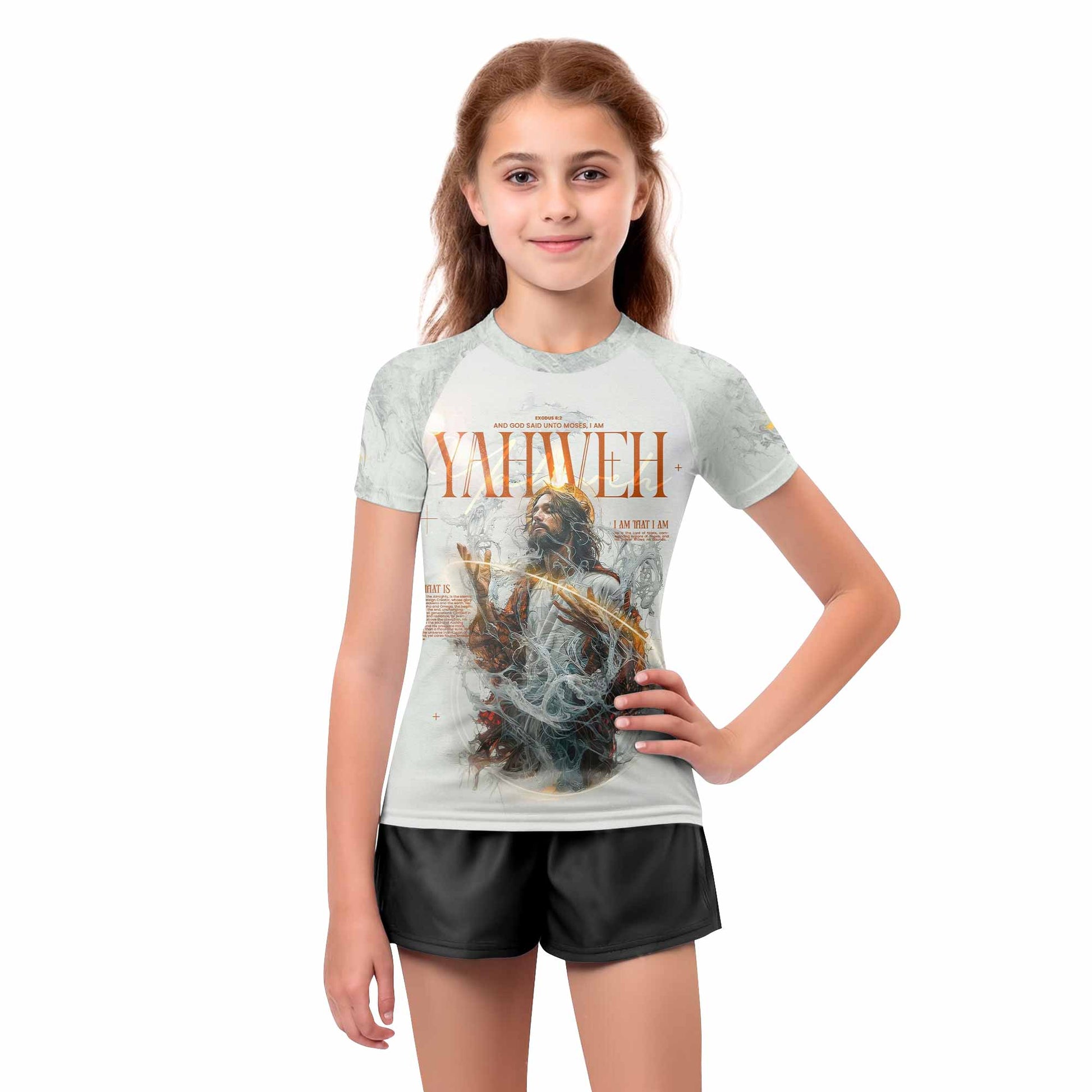 Yahweh I Am That I Am Kids Rash Guard
