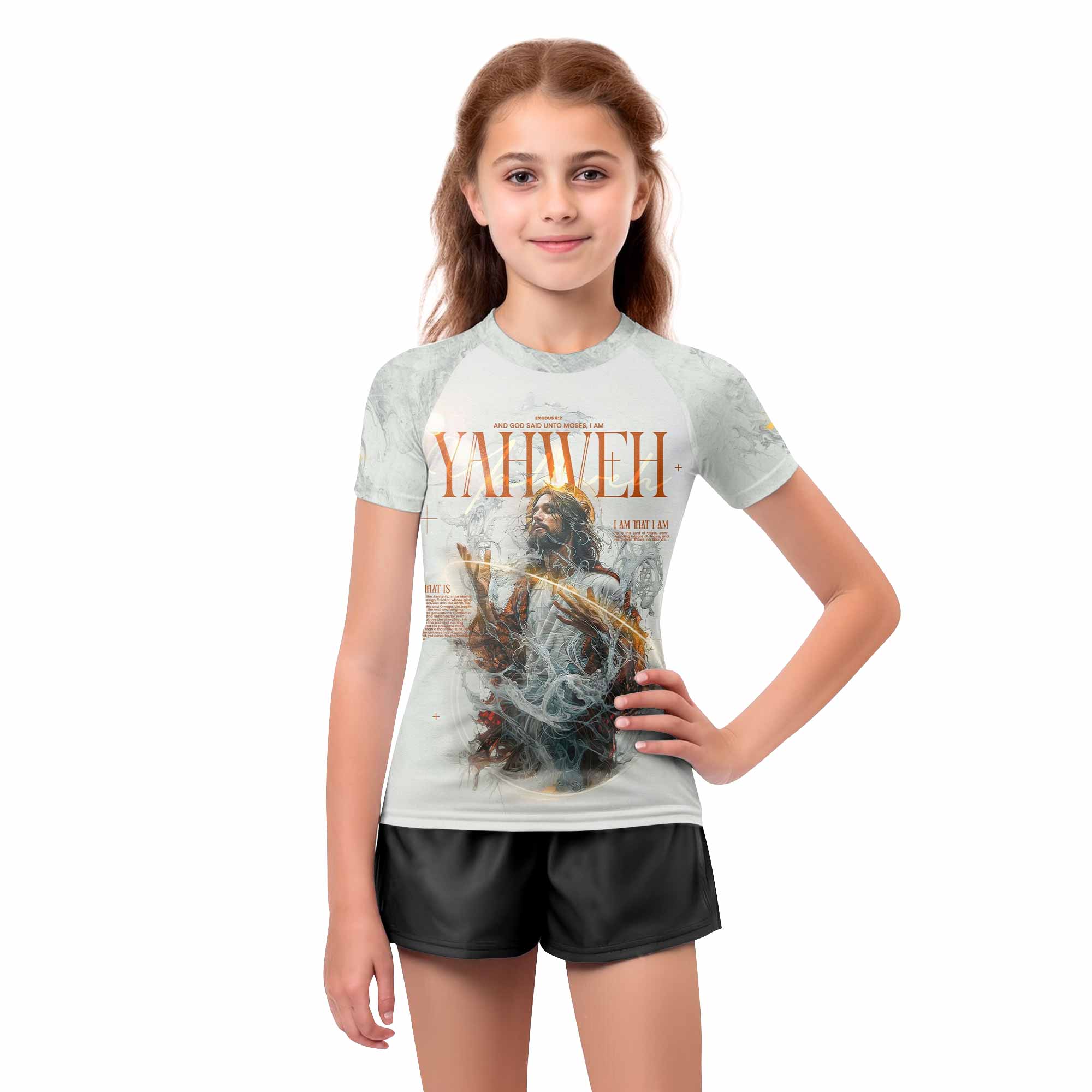 Yahweh I Am That I Am Kids Rash Guard