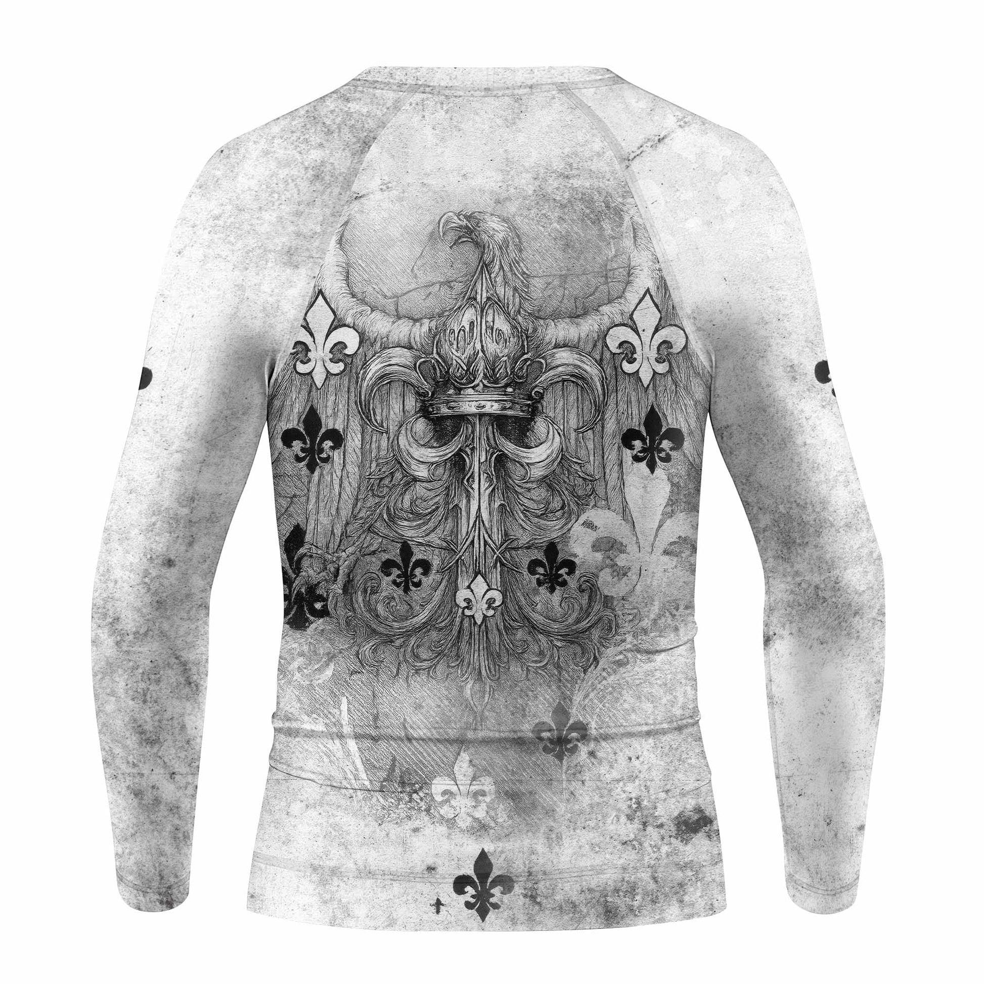 Fleur-de-Lis Rebirth Kids Rash Guard
