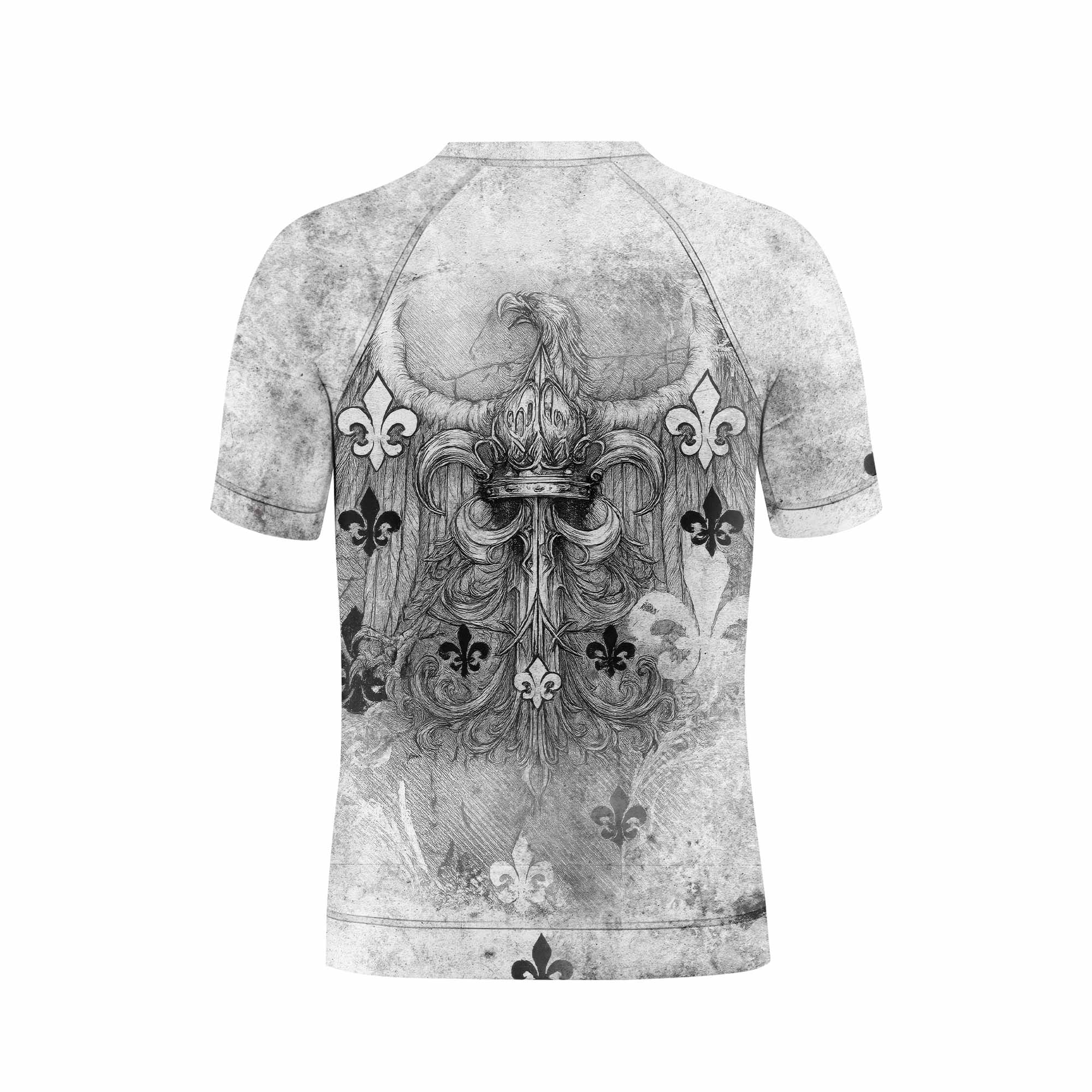 Fleur-de-Lis Rebirth Kids Rash Guard