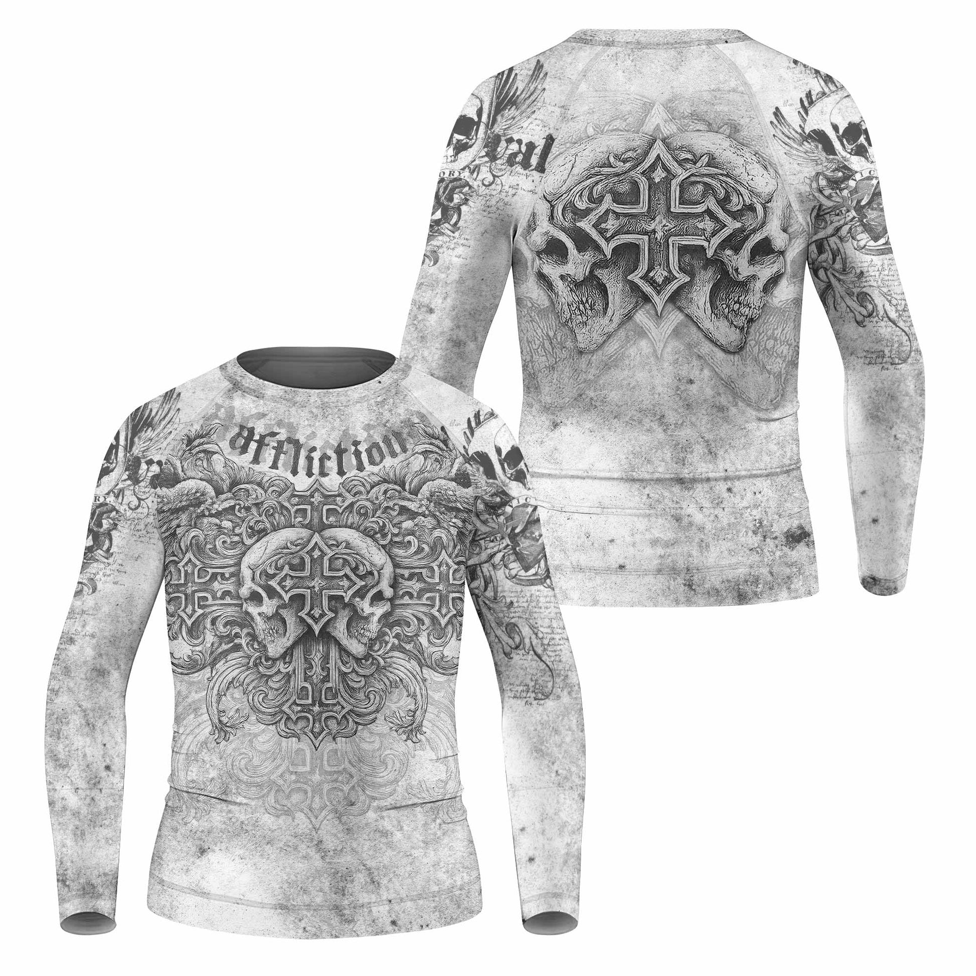 Afflicted Cross Kids Rash Guard