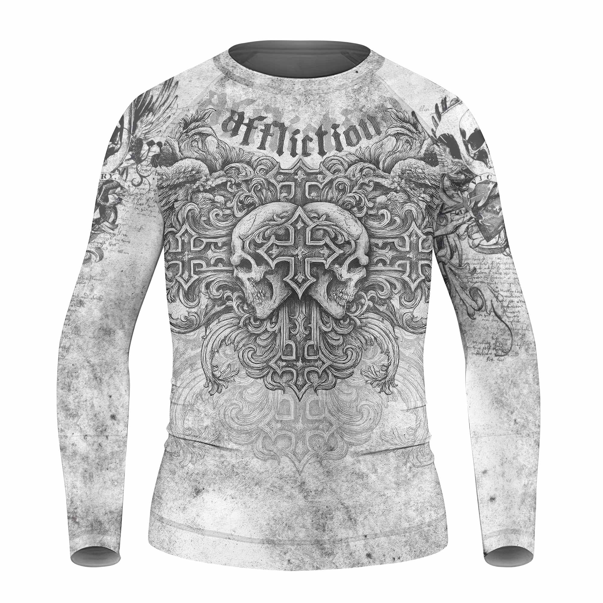 Afflicted Cross Kids Rash Guard