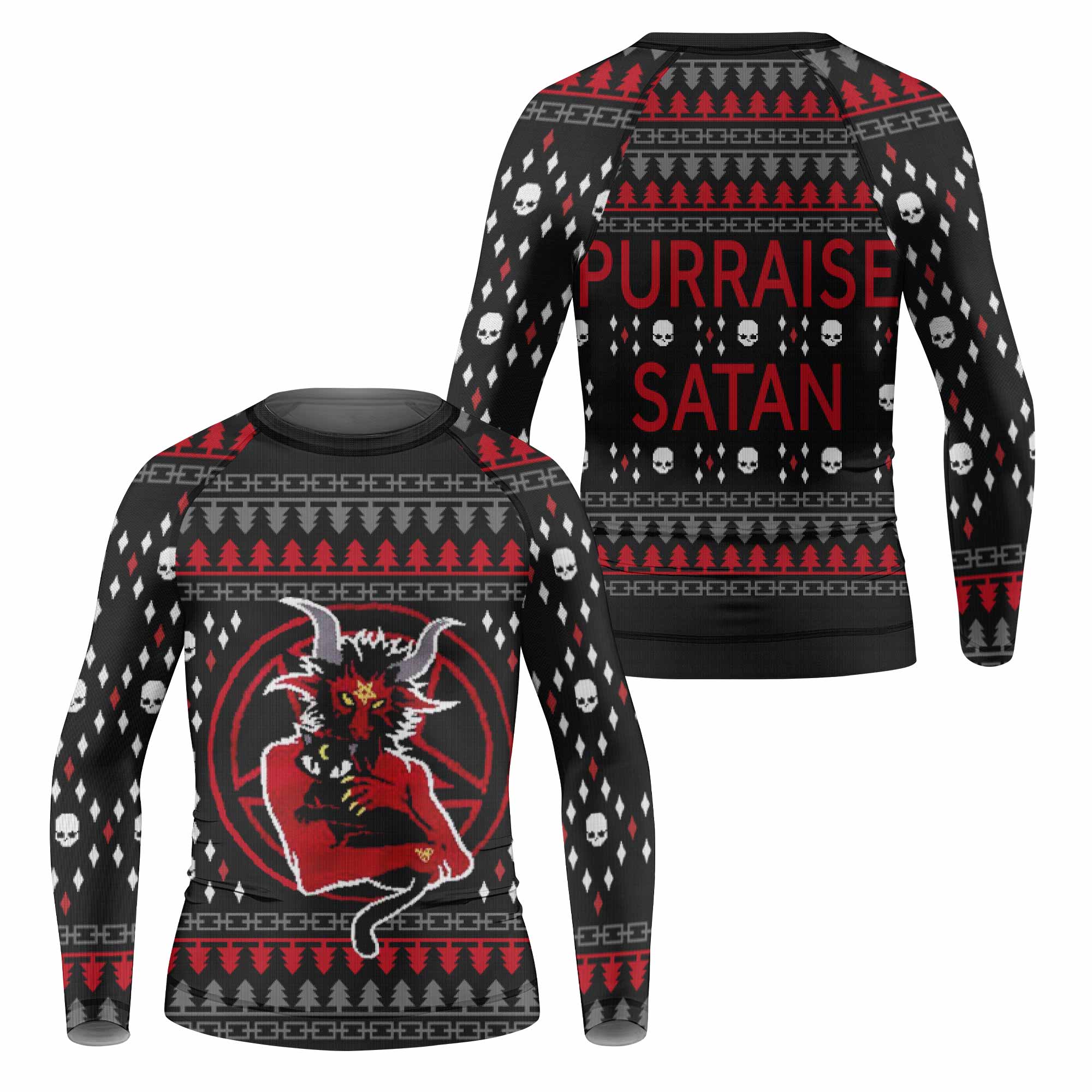 Purraise Satan Kids Rash Guard