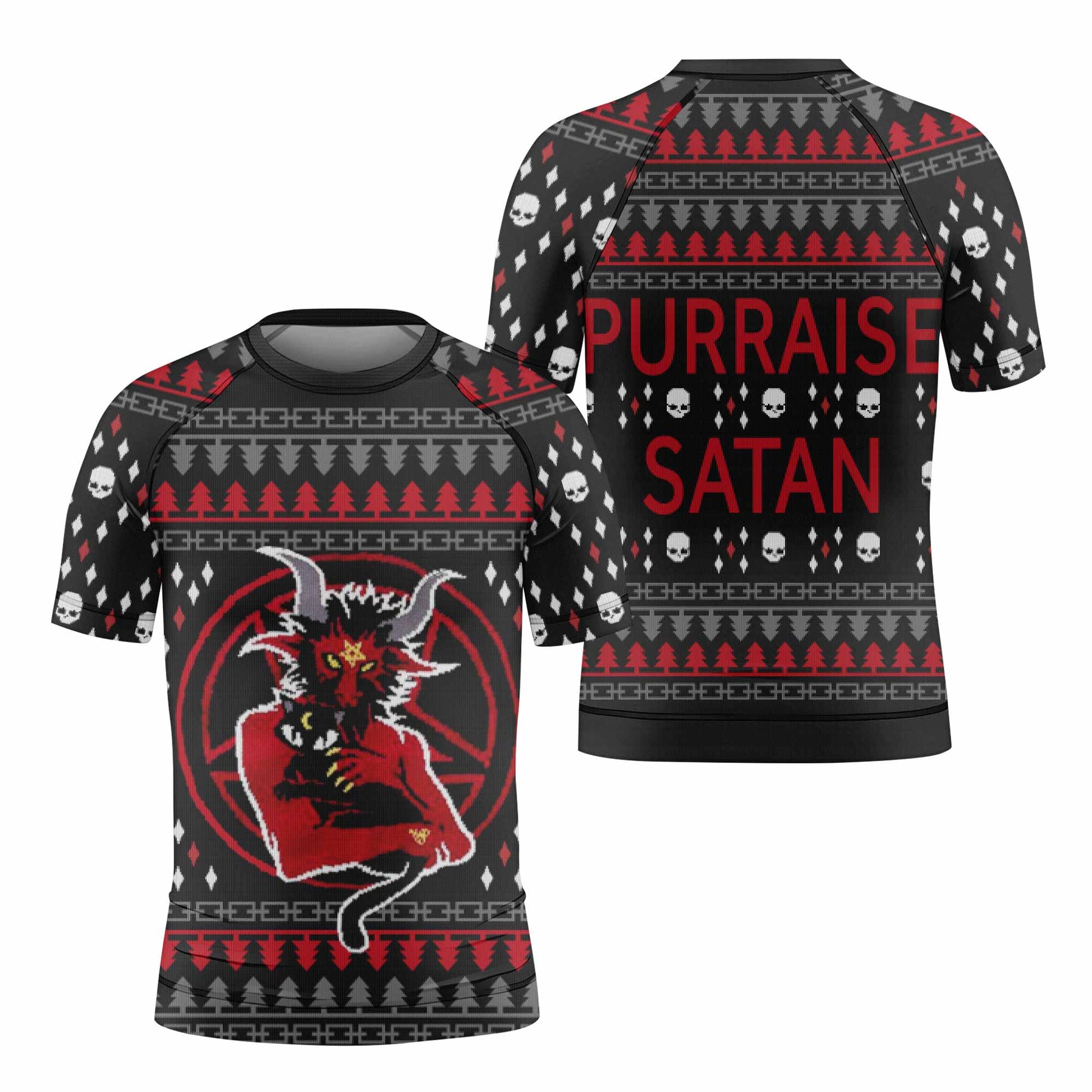 Purraise Satan Kids Rash Guard