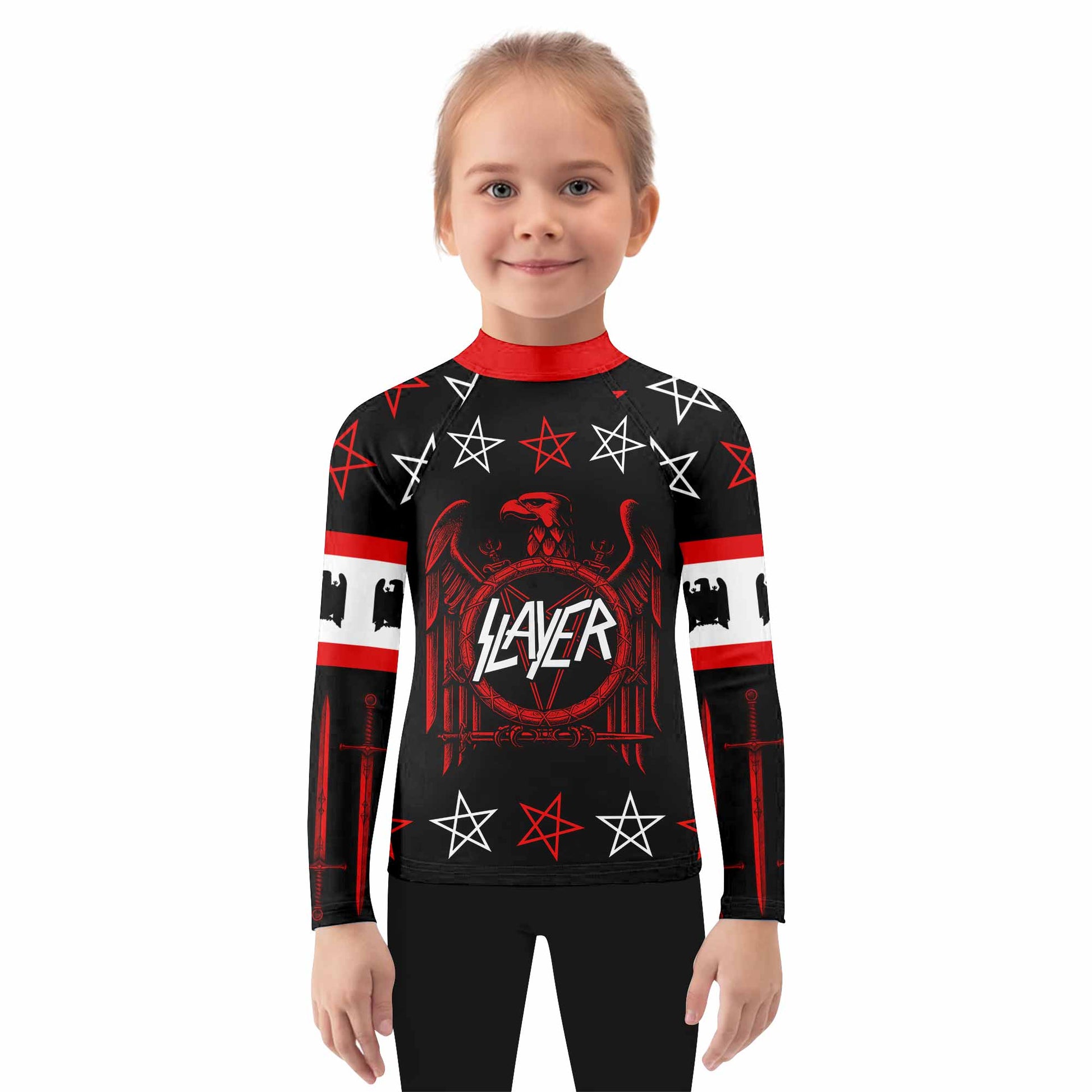 Slayer Red Eagle Kids Rash Guard