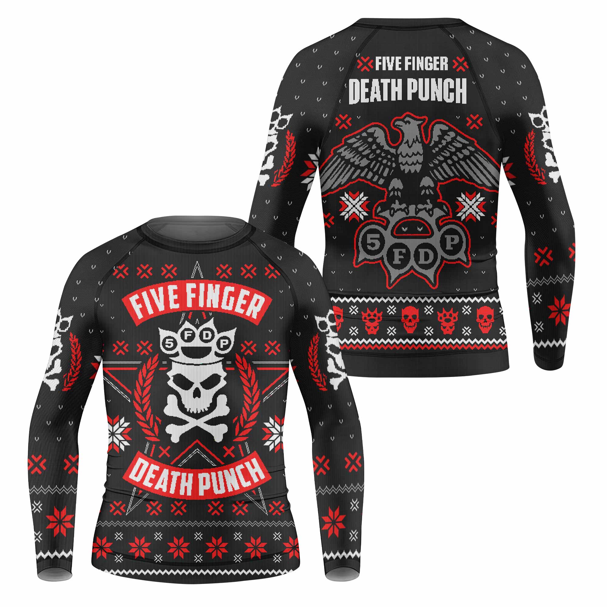 Five Finger Death Punch Eagle Kids Rash Guard
