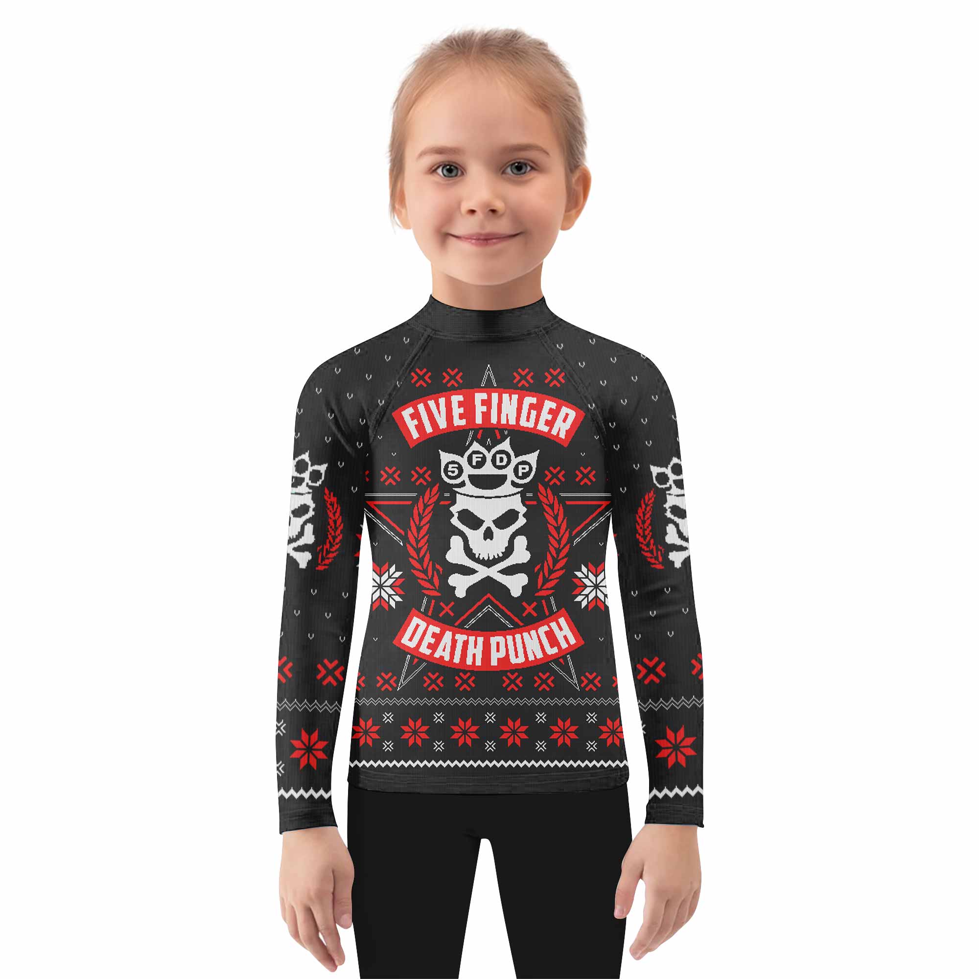 Five Finger Death Punch Eagle Kids Rash Guard