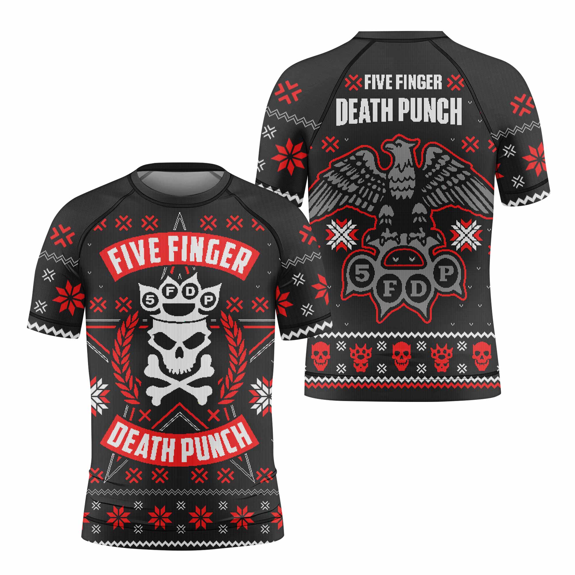 Five Finger Death Punch Eagle Kids Rash Guard