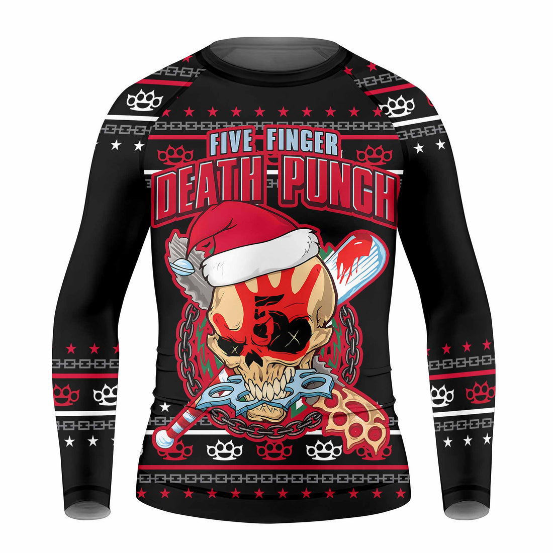Five Finger Death Punch Christmas Kids Rash Guard