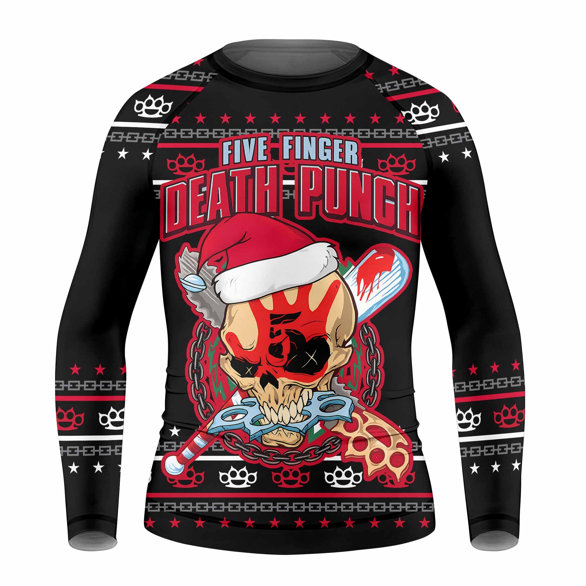 Five Finger Death Punch Christmas Kids Rash Guard