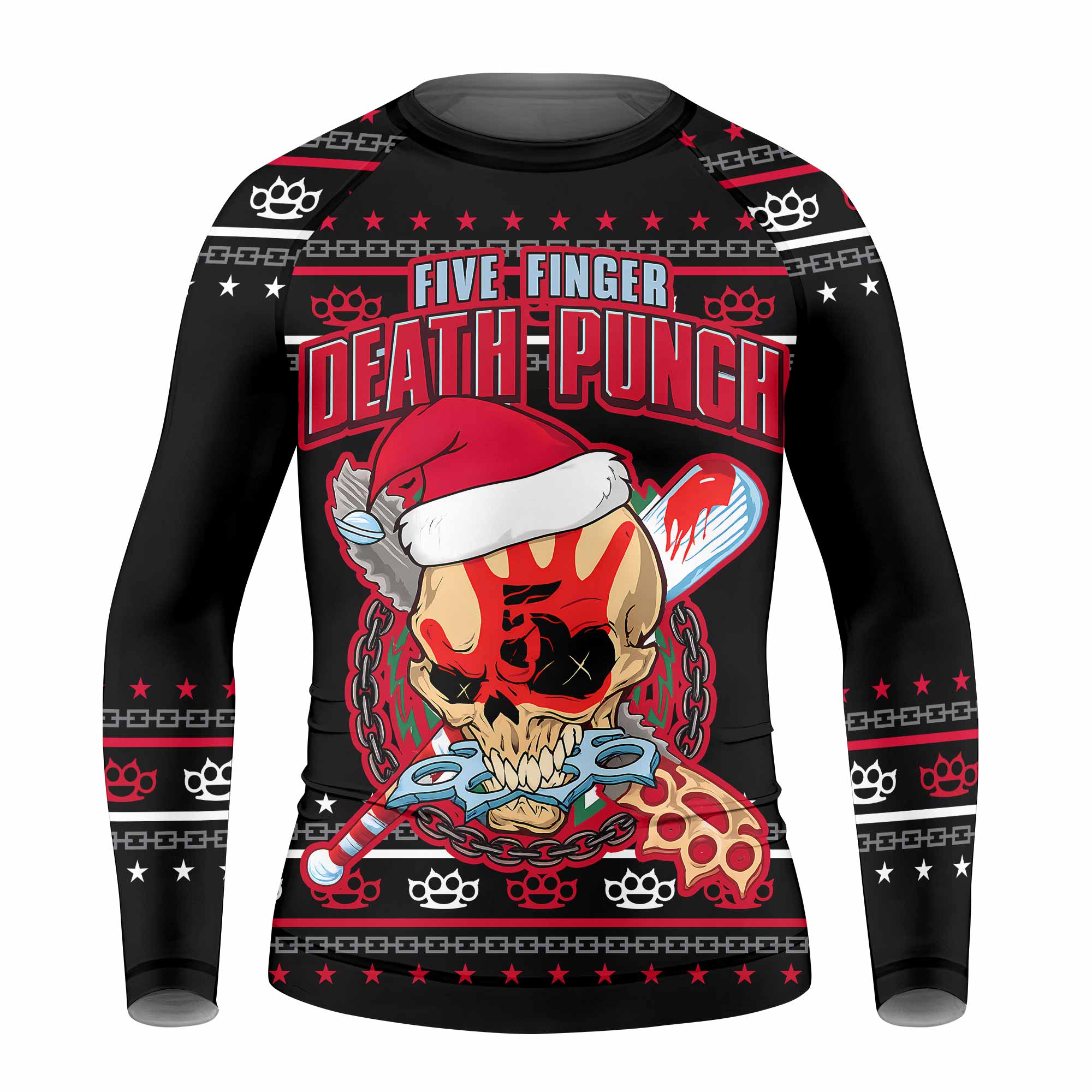 Five Finger Death Punch Christmas Kids Rash Guard