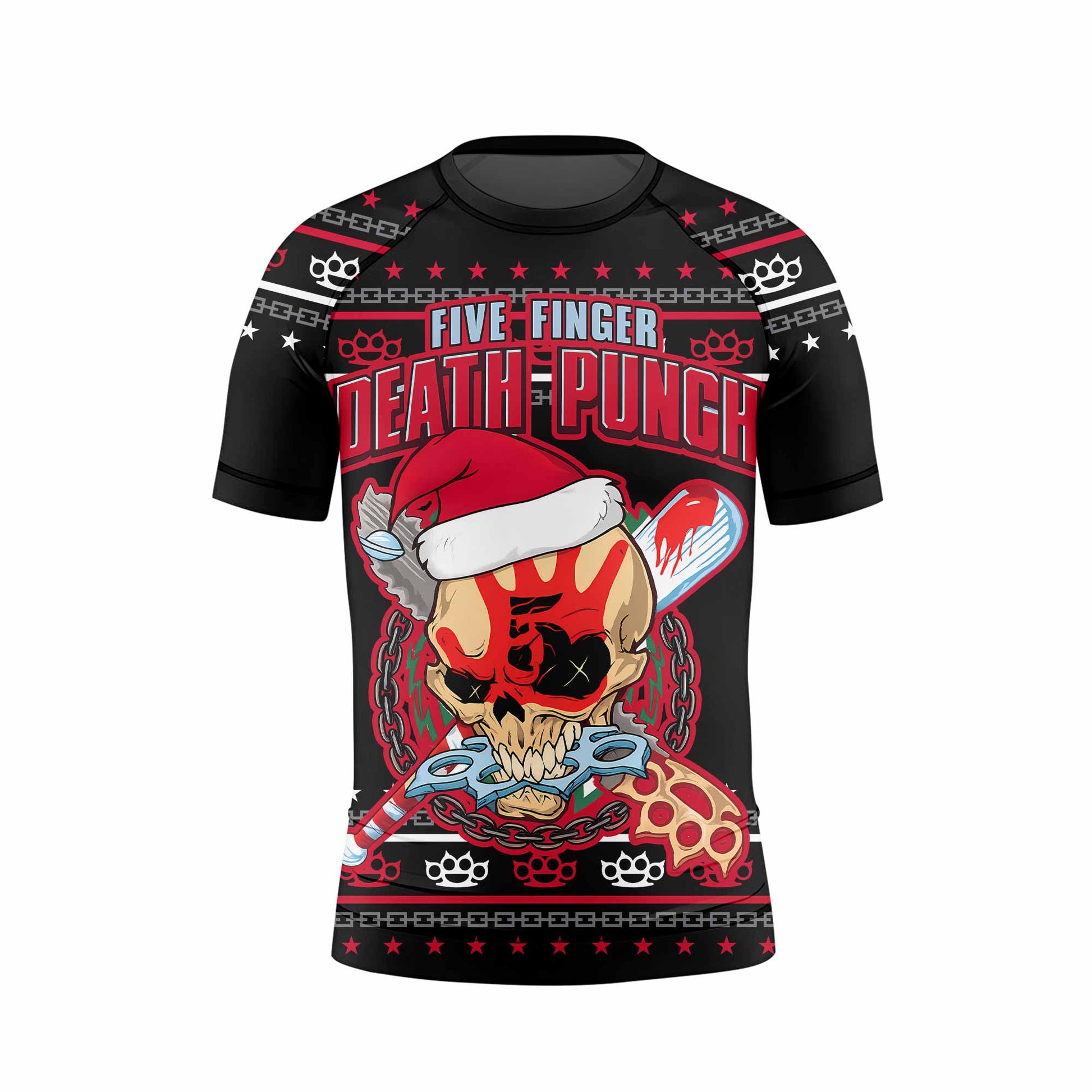 Five Finger Death Punch Christmas Kids Rash Guard