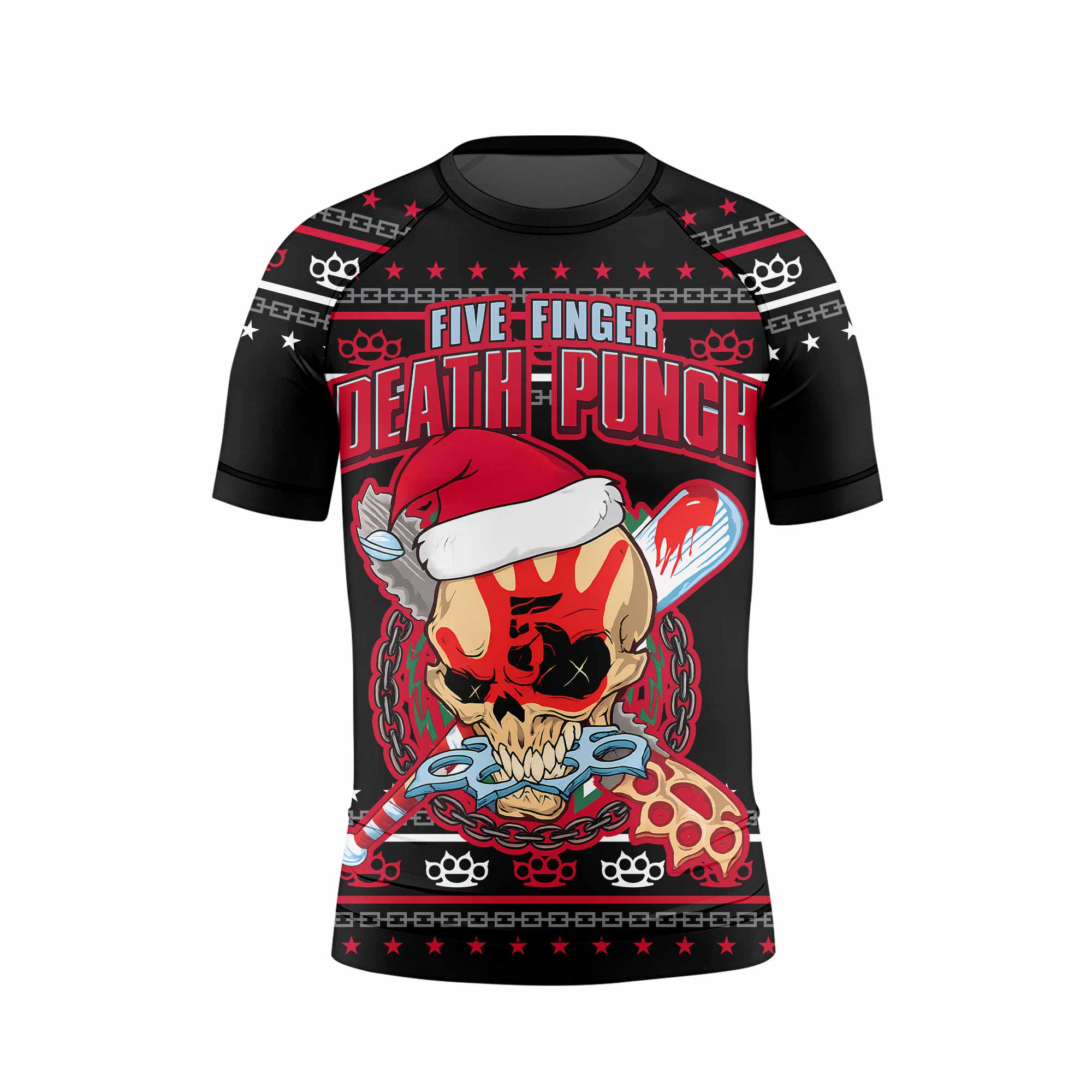 Five Finger Death Punch Christmas Kids Rash Guard