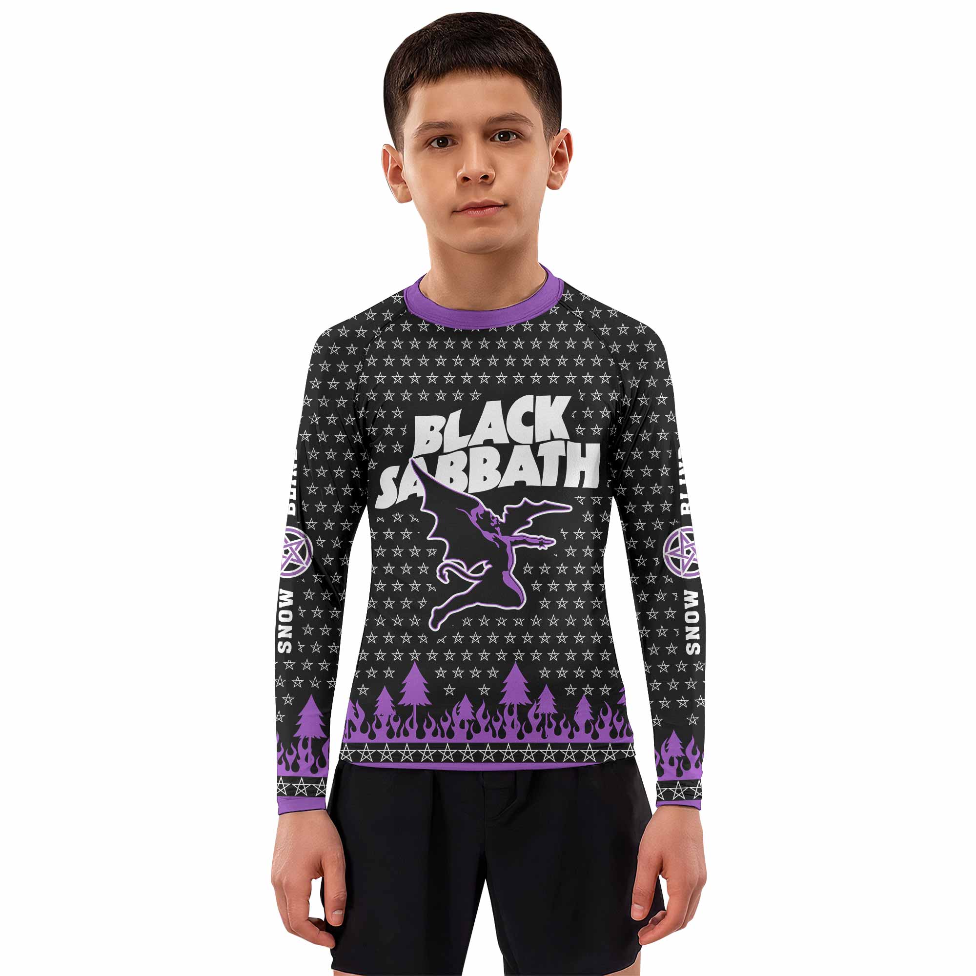 Black Sabbath Kids Rash Guard