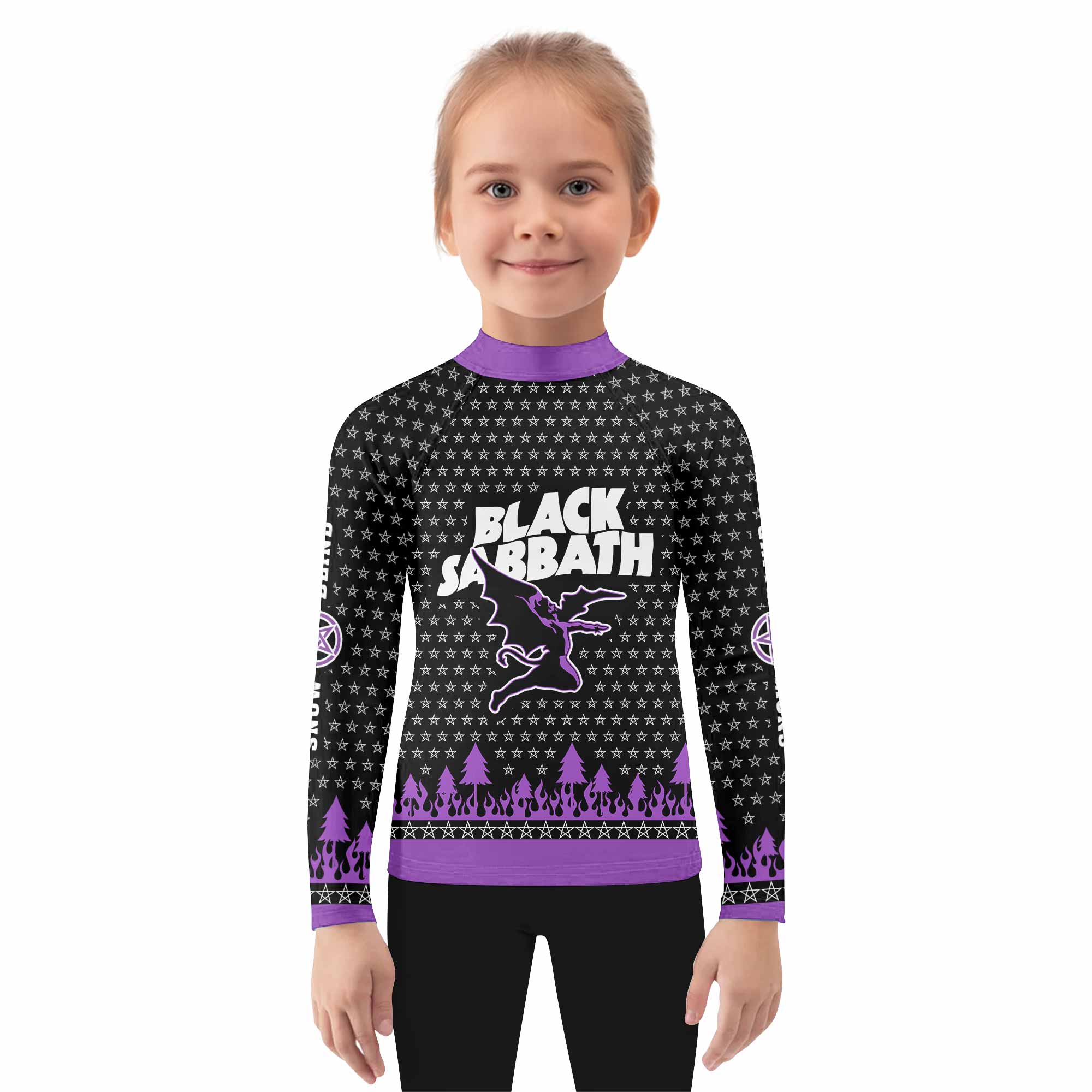 Black Sabbath Kids Rash Guard
