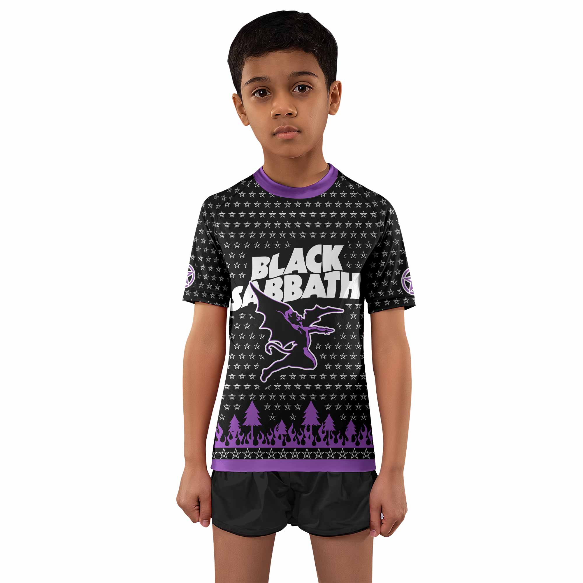 Black Sabbath Kids Rash Guard