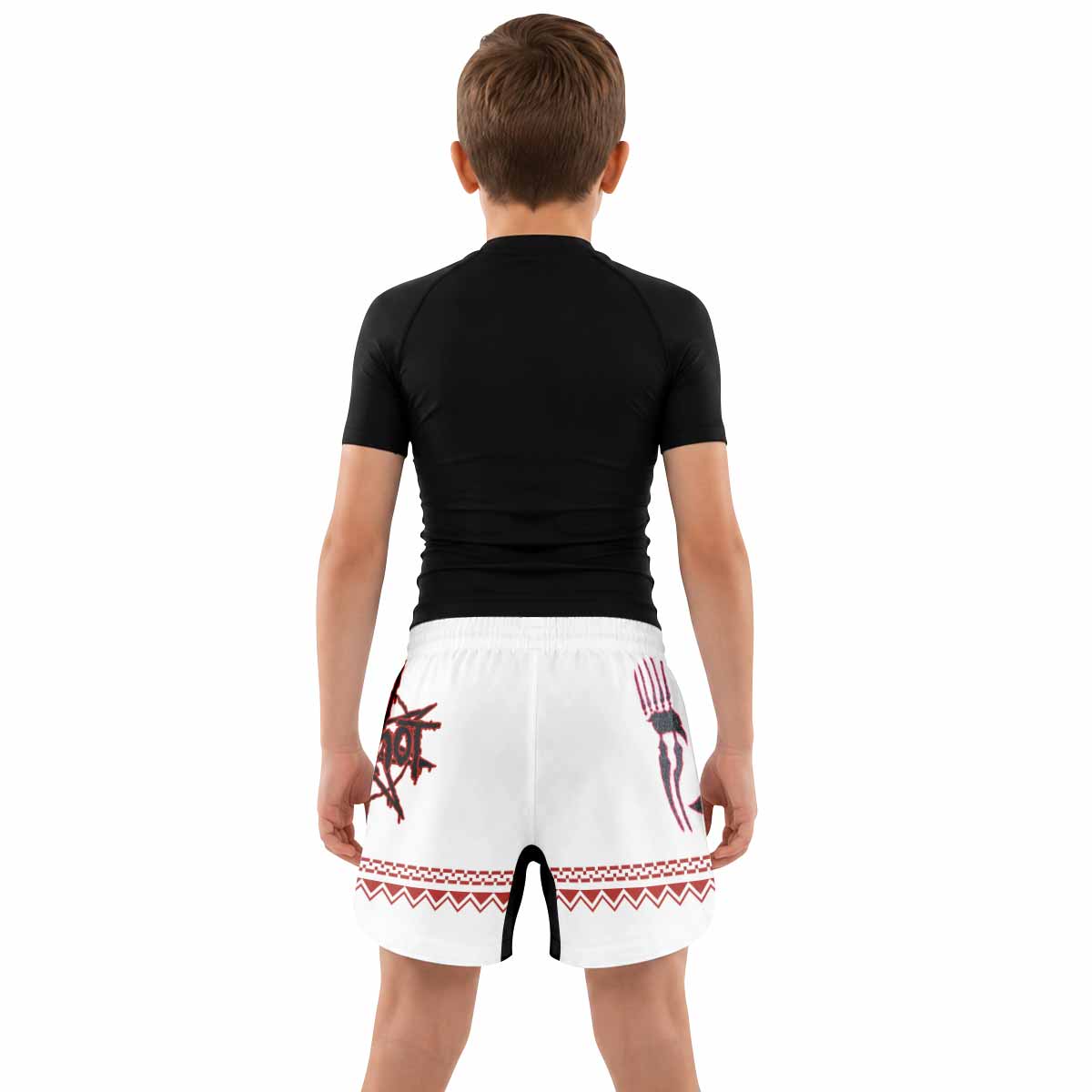 Slipknot Christmas Kids Grappling Shorts - lifestyle