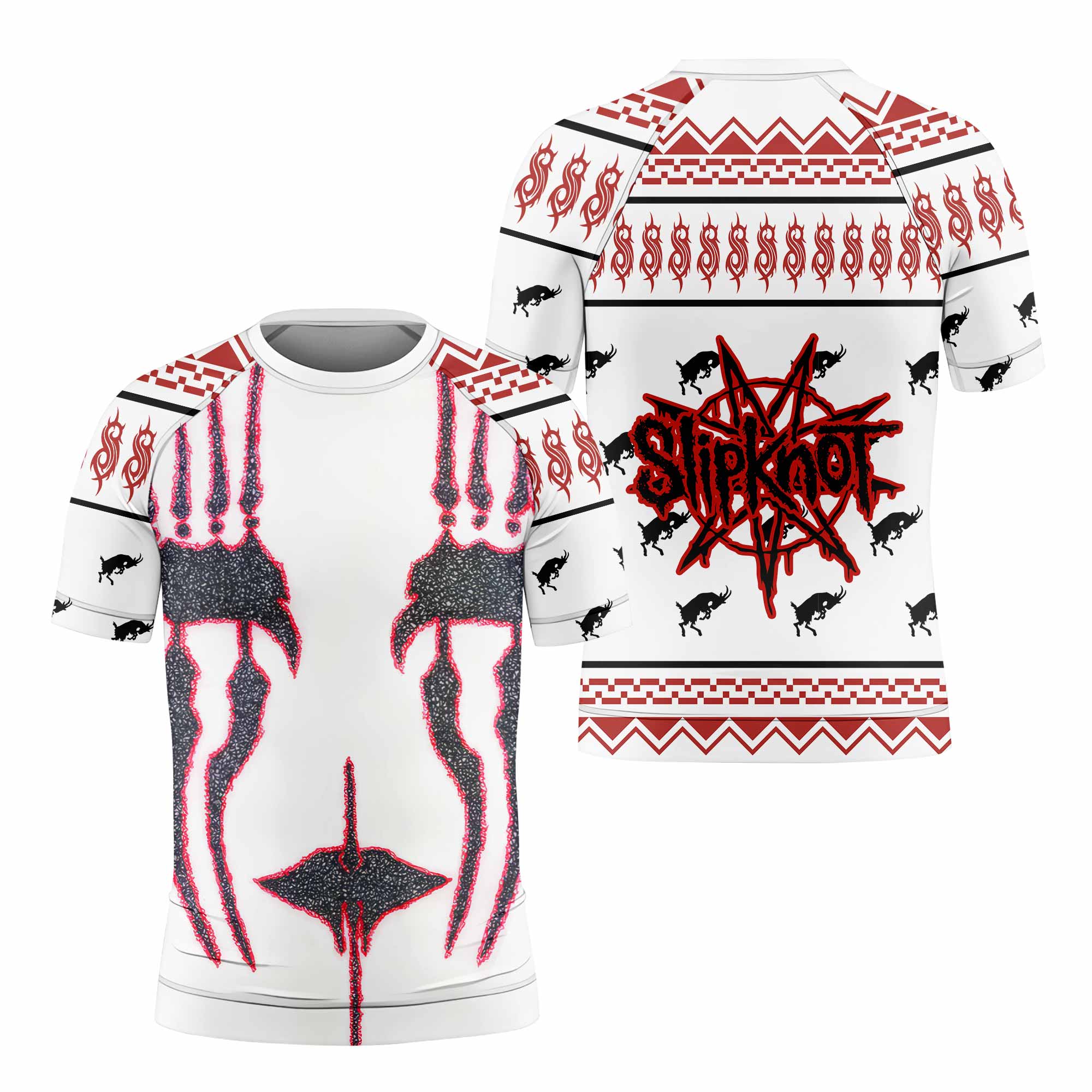 Slipknot Christmas Kids Rash Guard