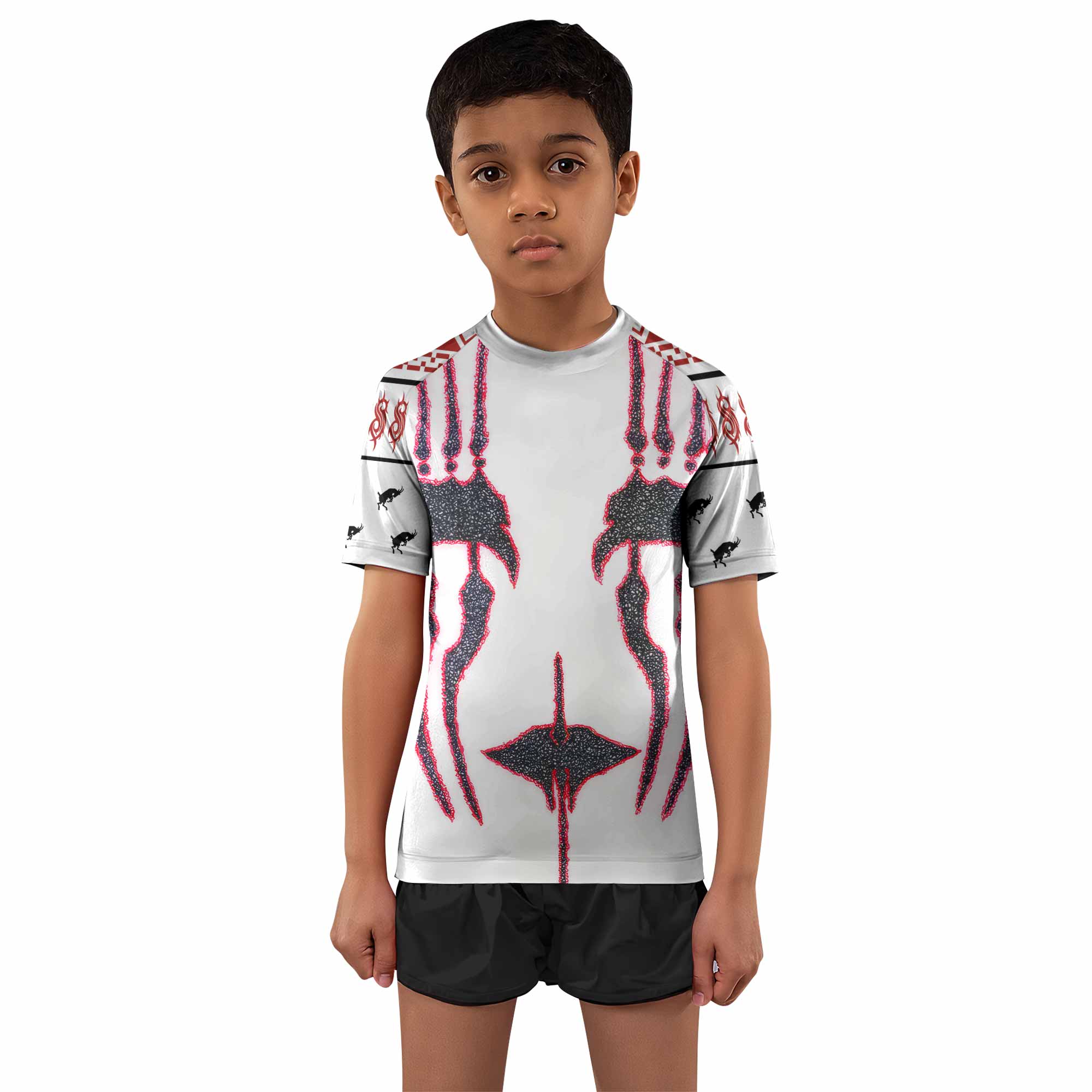 Slipknot Christmas Kids Rash Guard