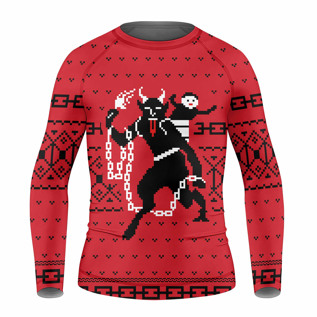 Krampus Christmas Kids Rash Guard