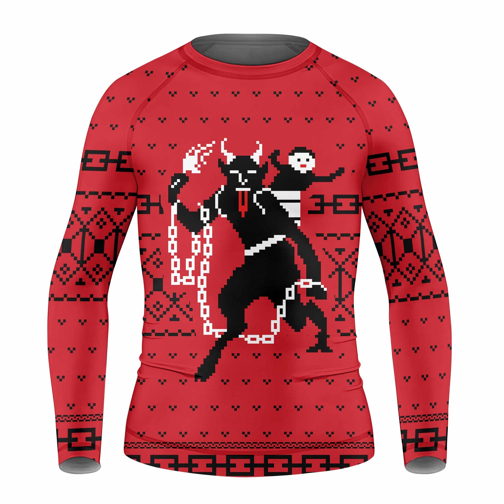 Krampus Christmas Kids Rash Guard