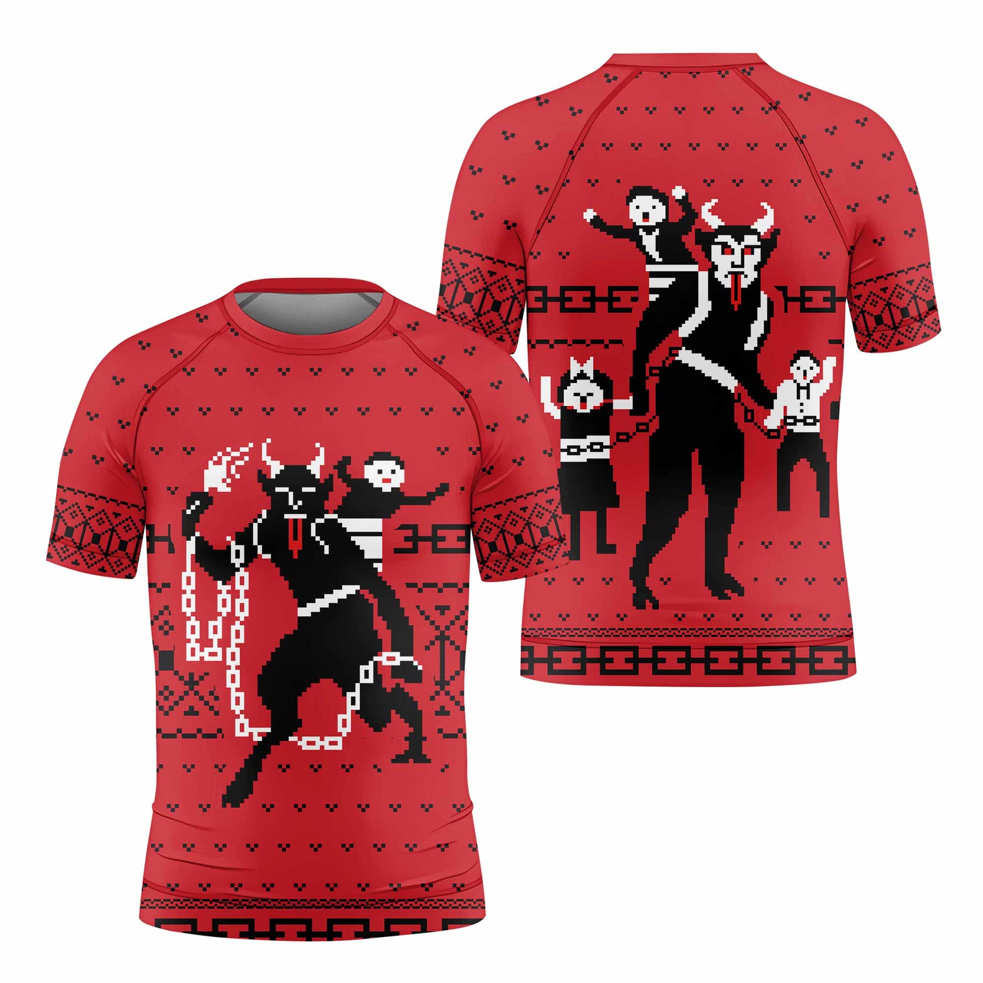 Krampus Christmas Kids Rash Guard
