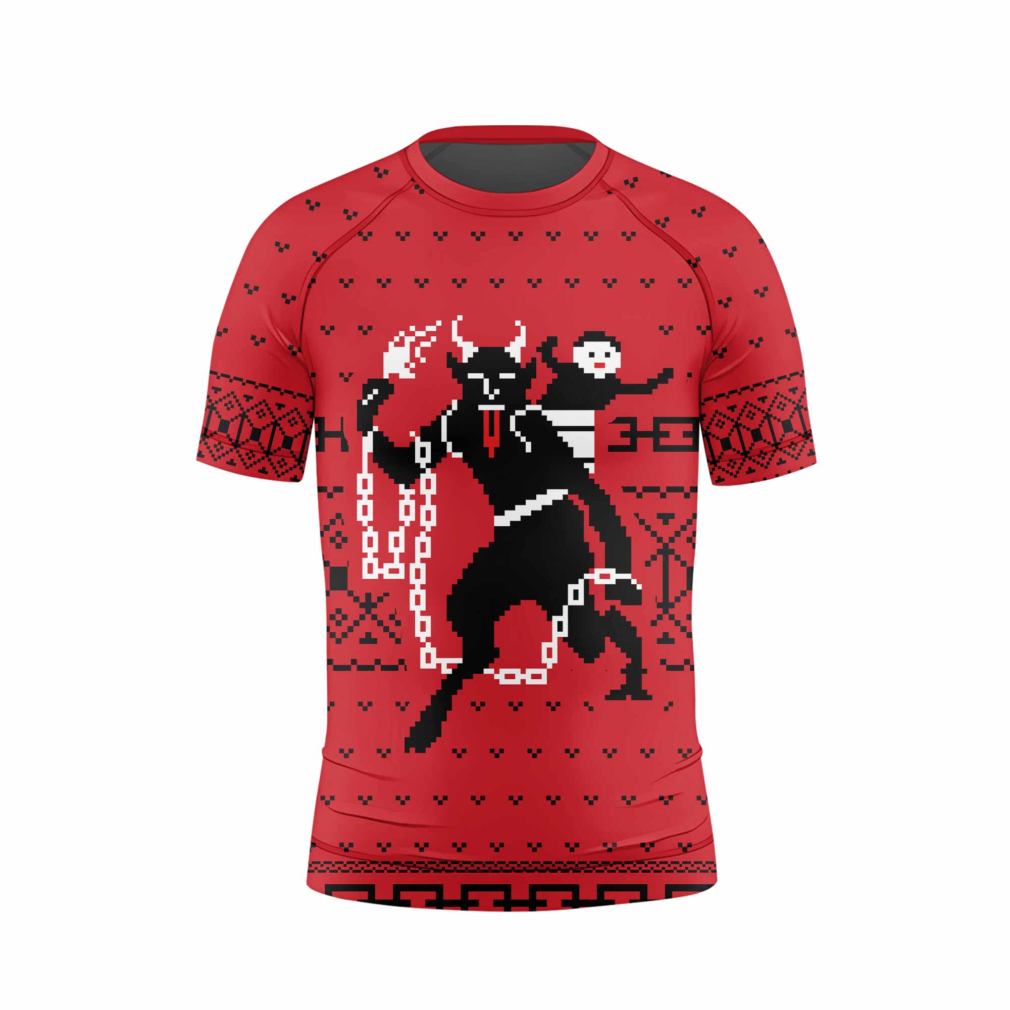 Krampus Christmas Kids Rash Guard
