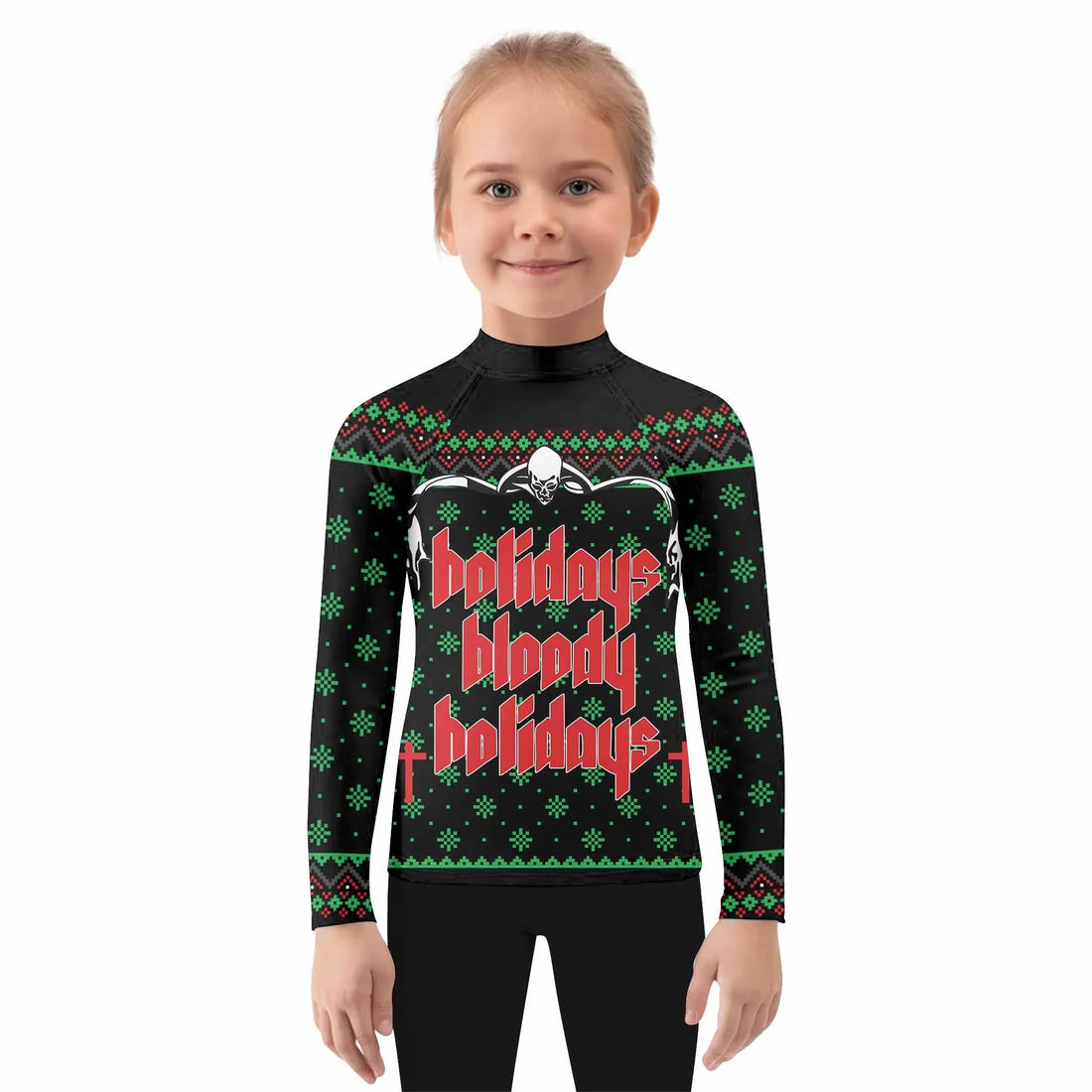 Holidays Bloody Holidays Kids Rash Guard