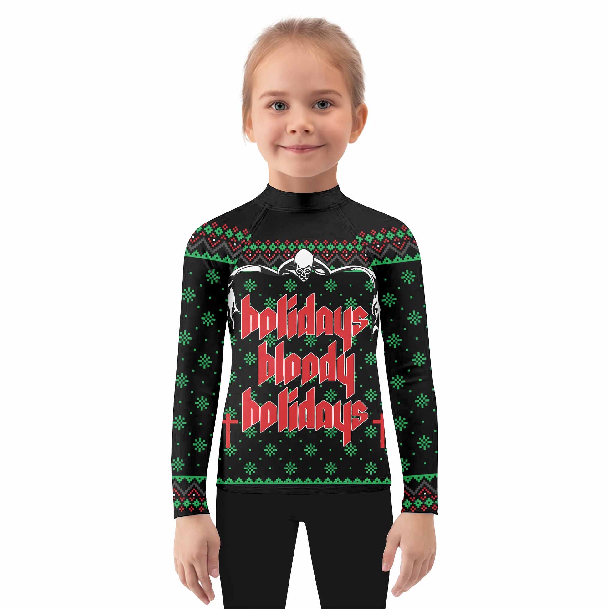 Holidays Bloody Holidays Kids Rash Guard