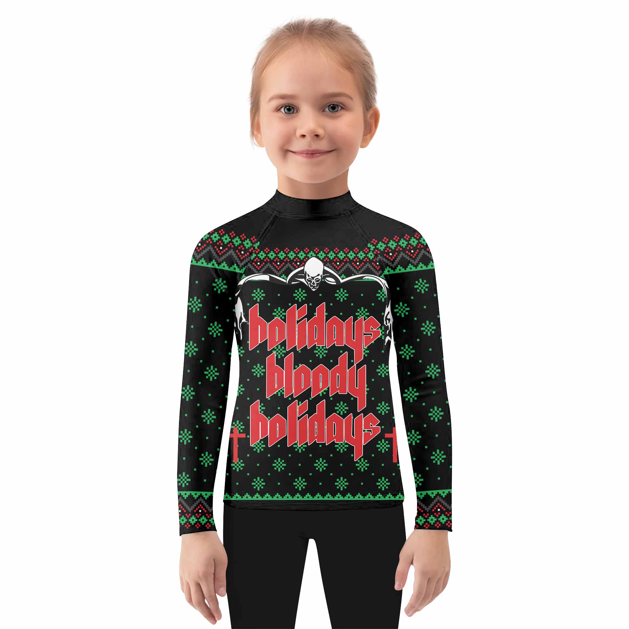 Holidays Bloody Holidays Kids Rash Guard