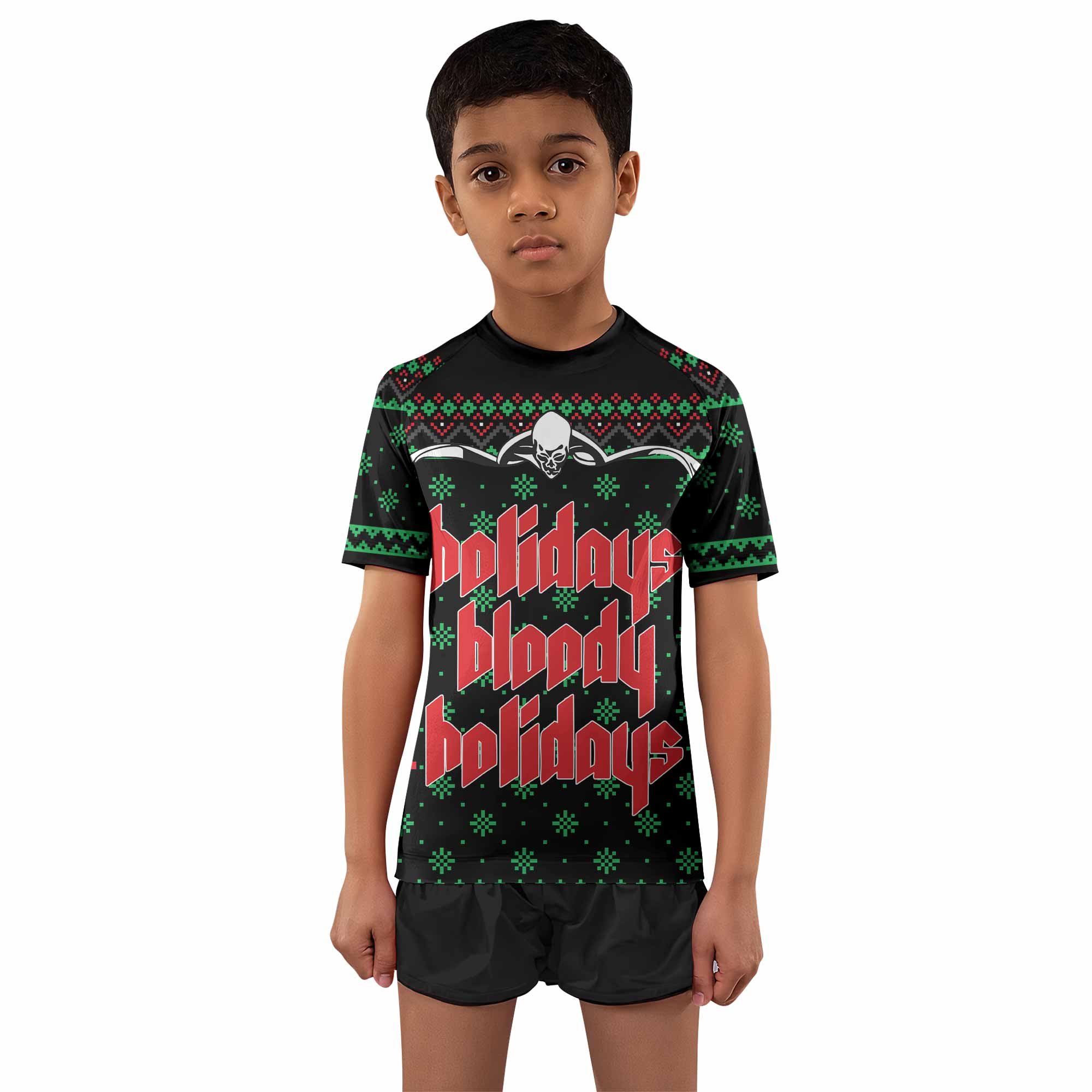 Holidays Bloody Holidays Kids Rash Guard