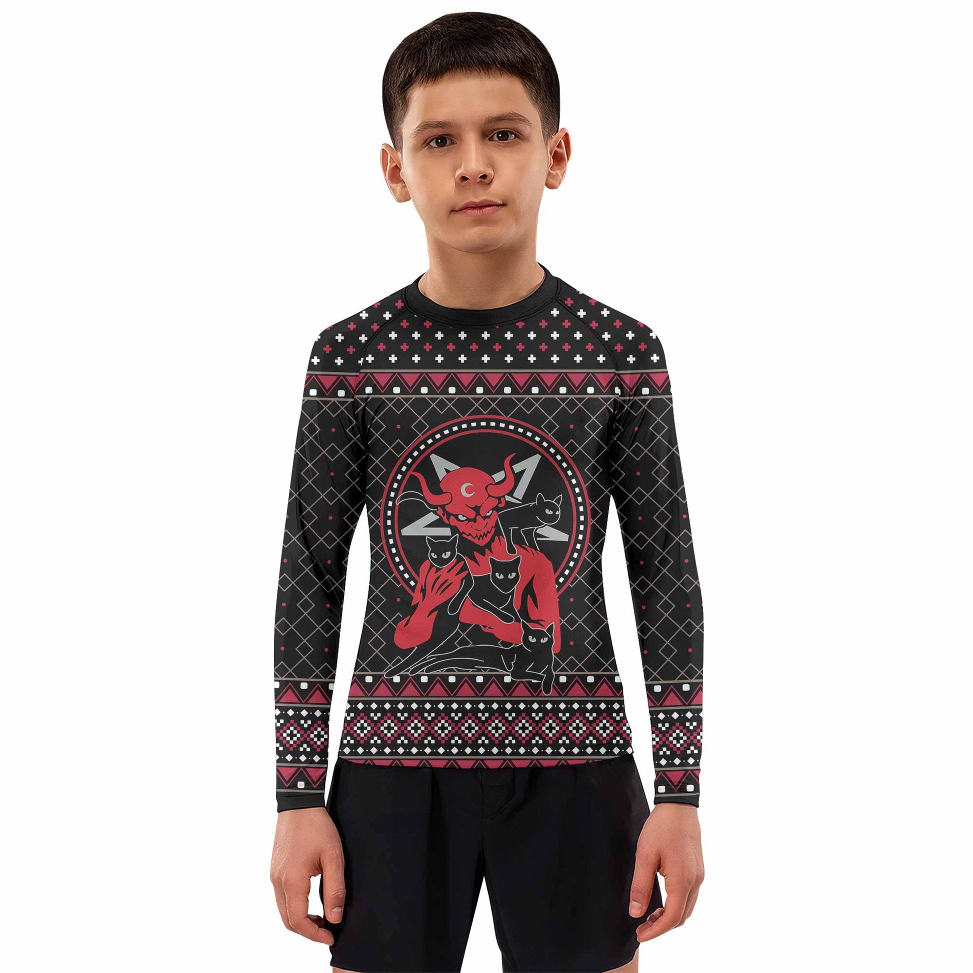 Satan's Cats Kids Rash Guard