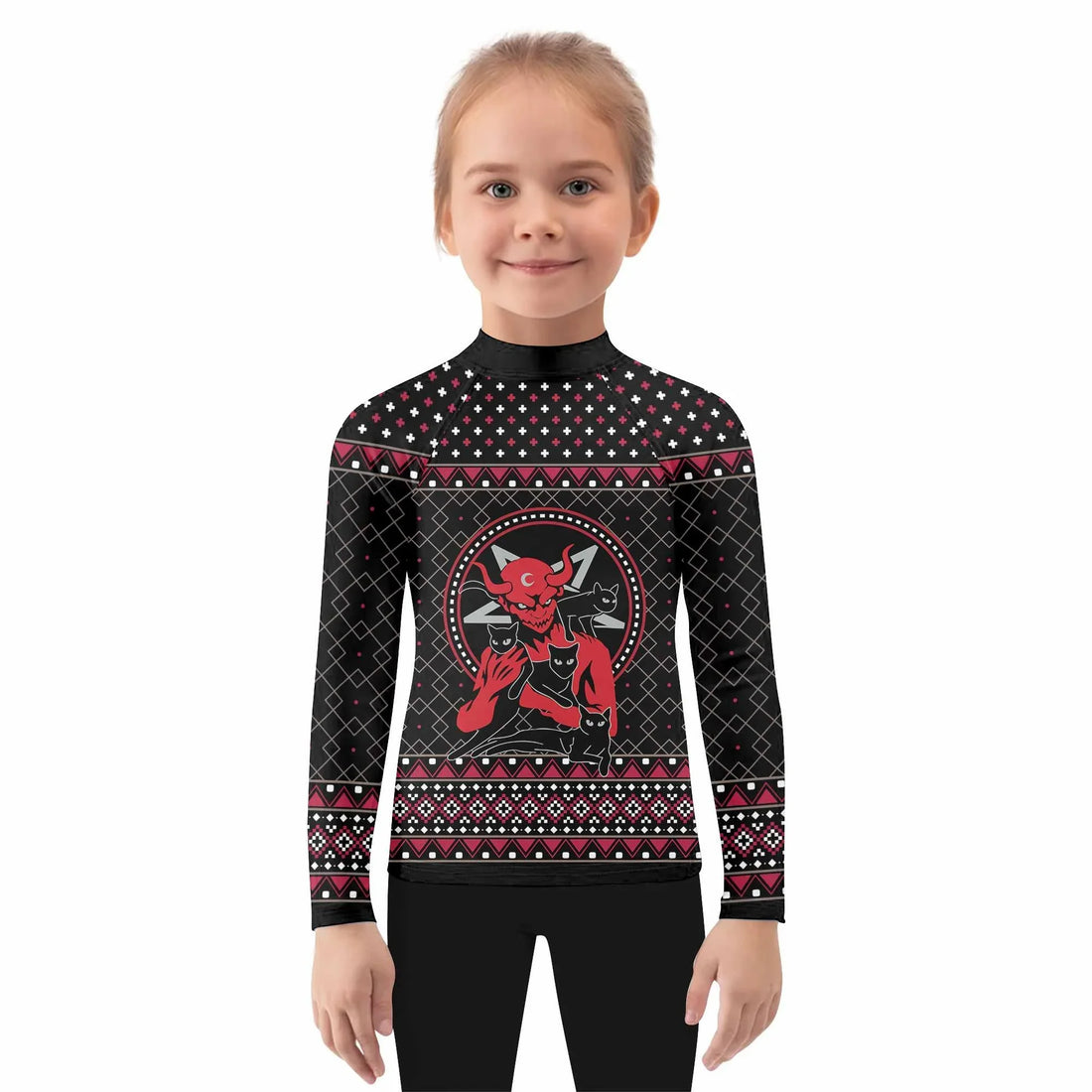 Satan's Cats Kids Rash Guard